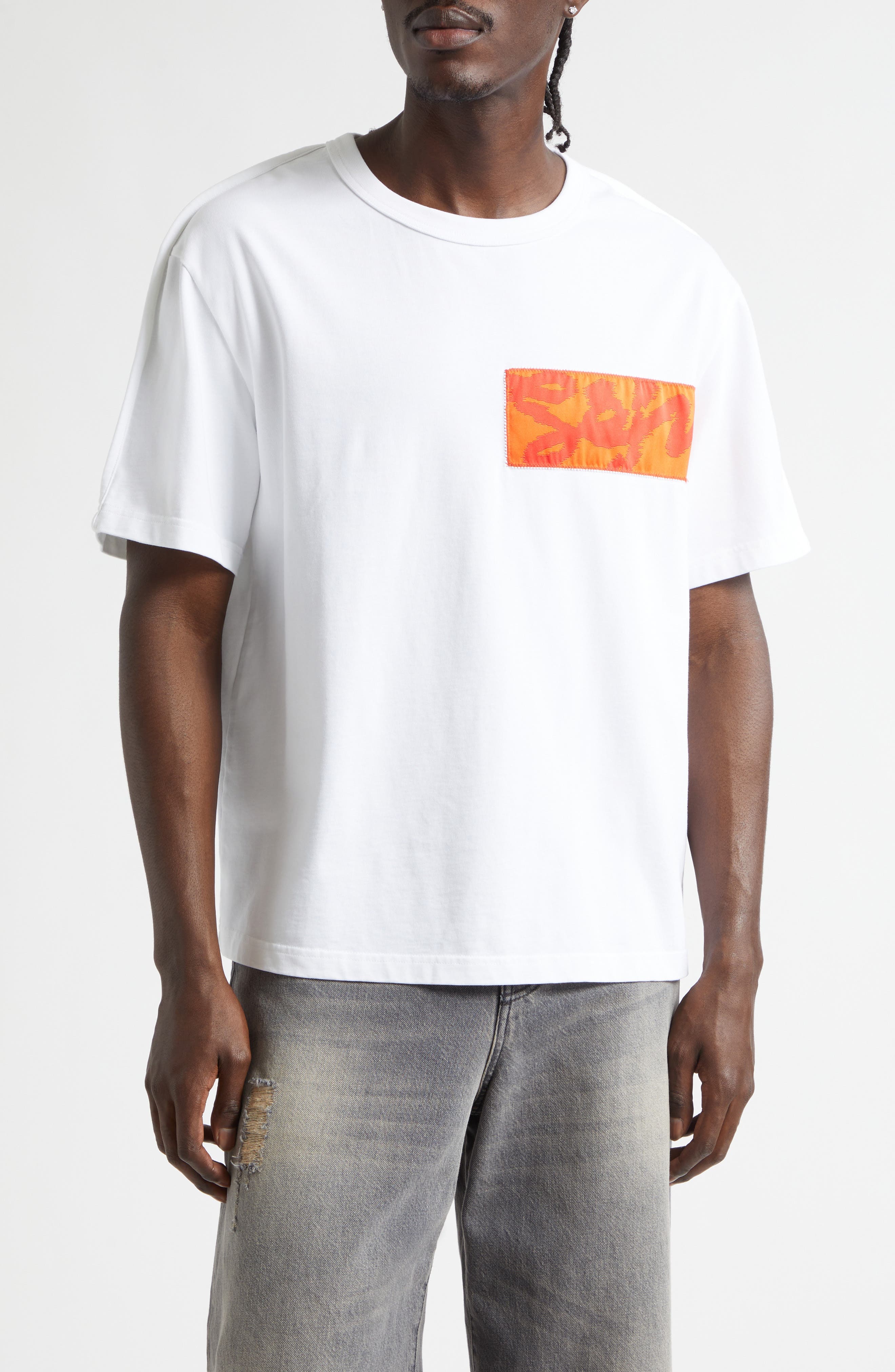 Label Cotton T-Shirt - image 1