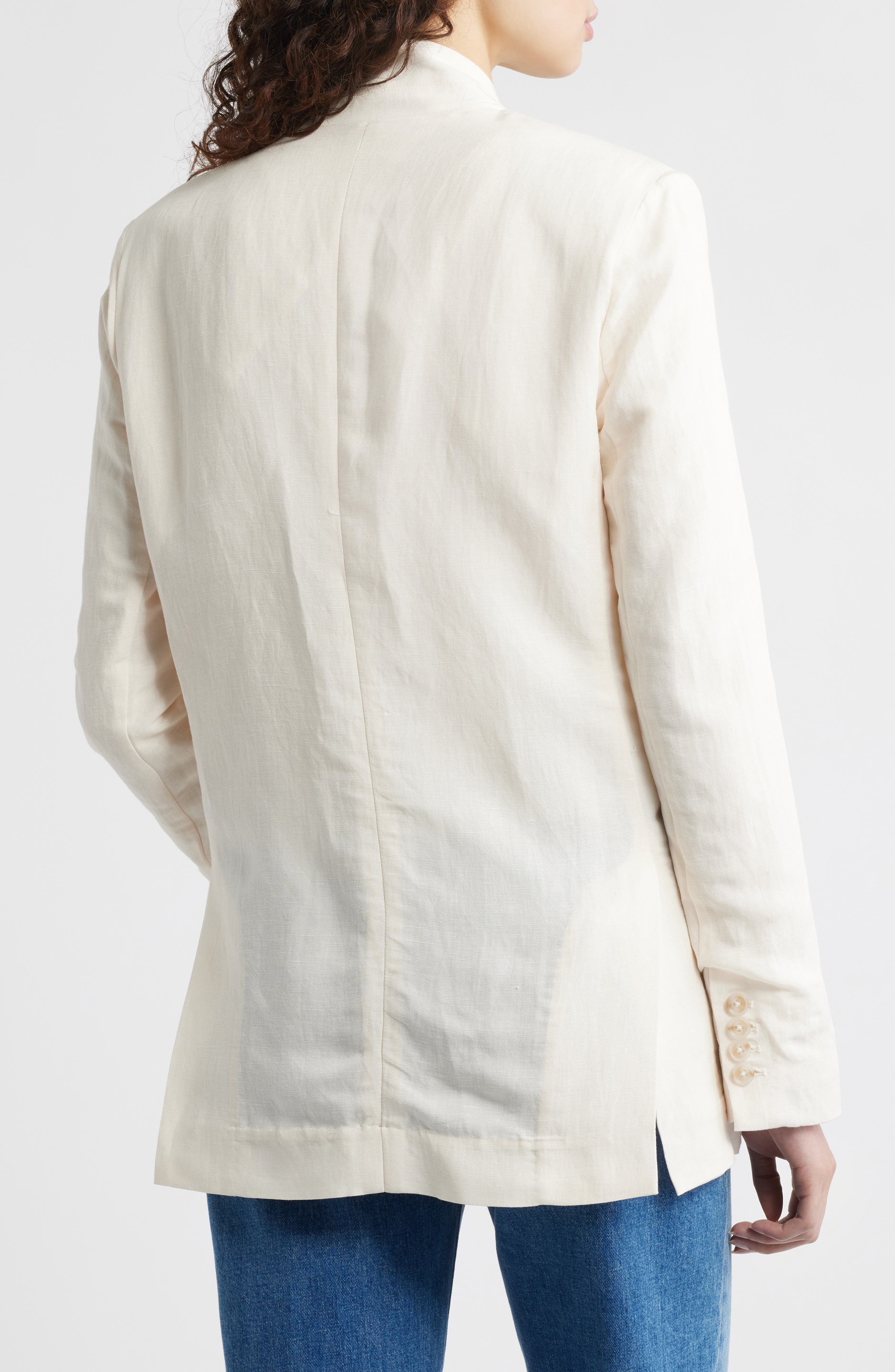 Linen Blend Blazer - image 2
