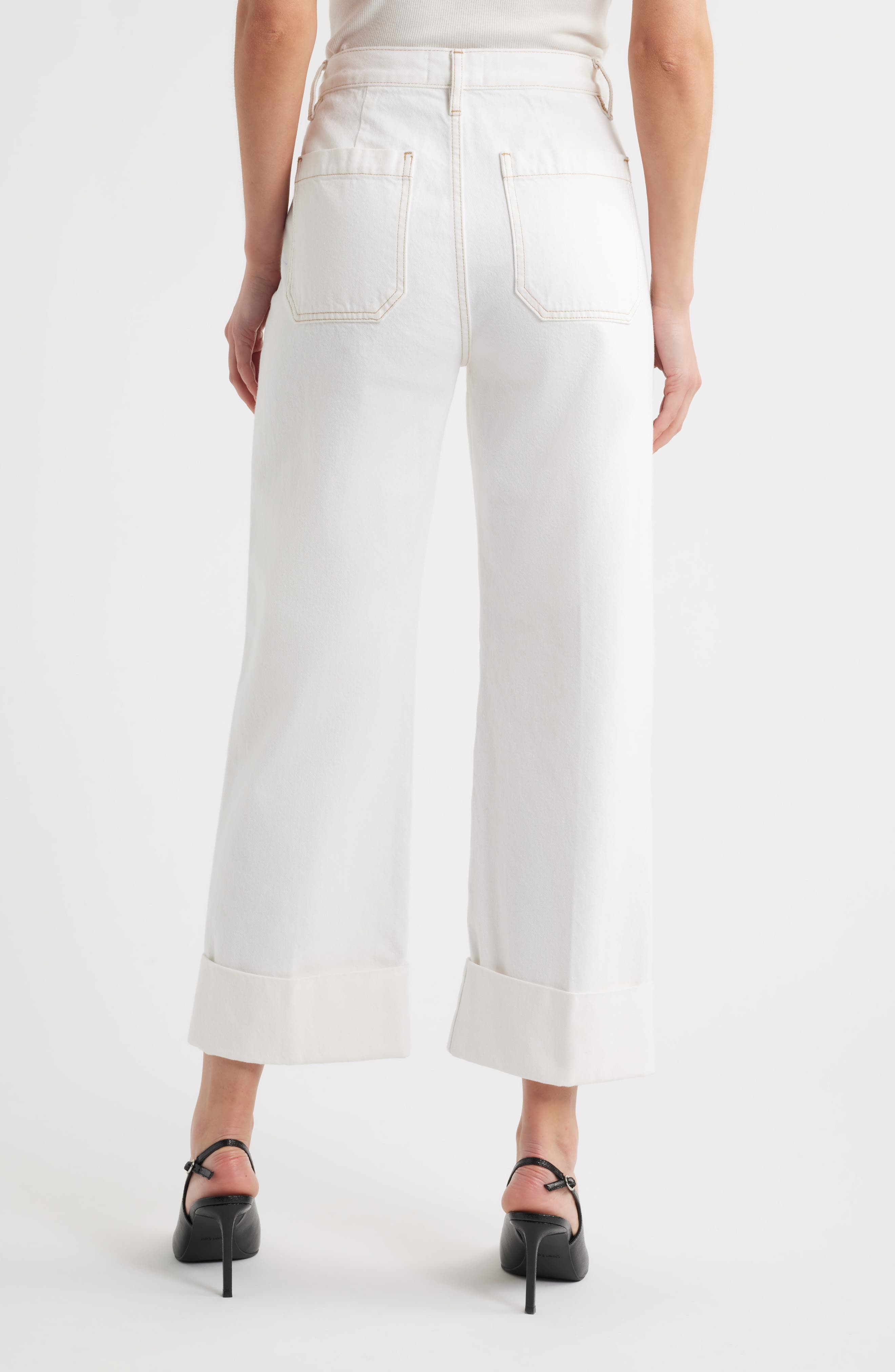 The Utility Cuff Wide Leg Jeans - image 2