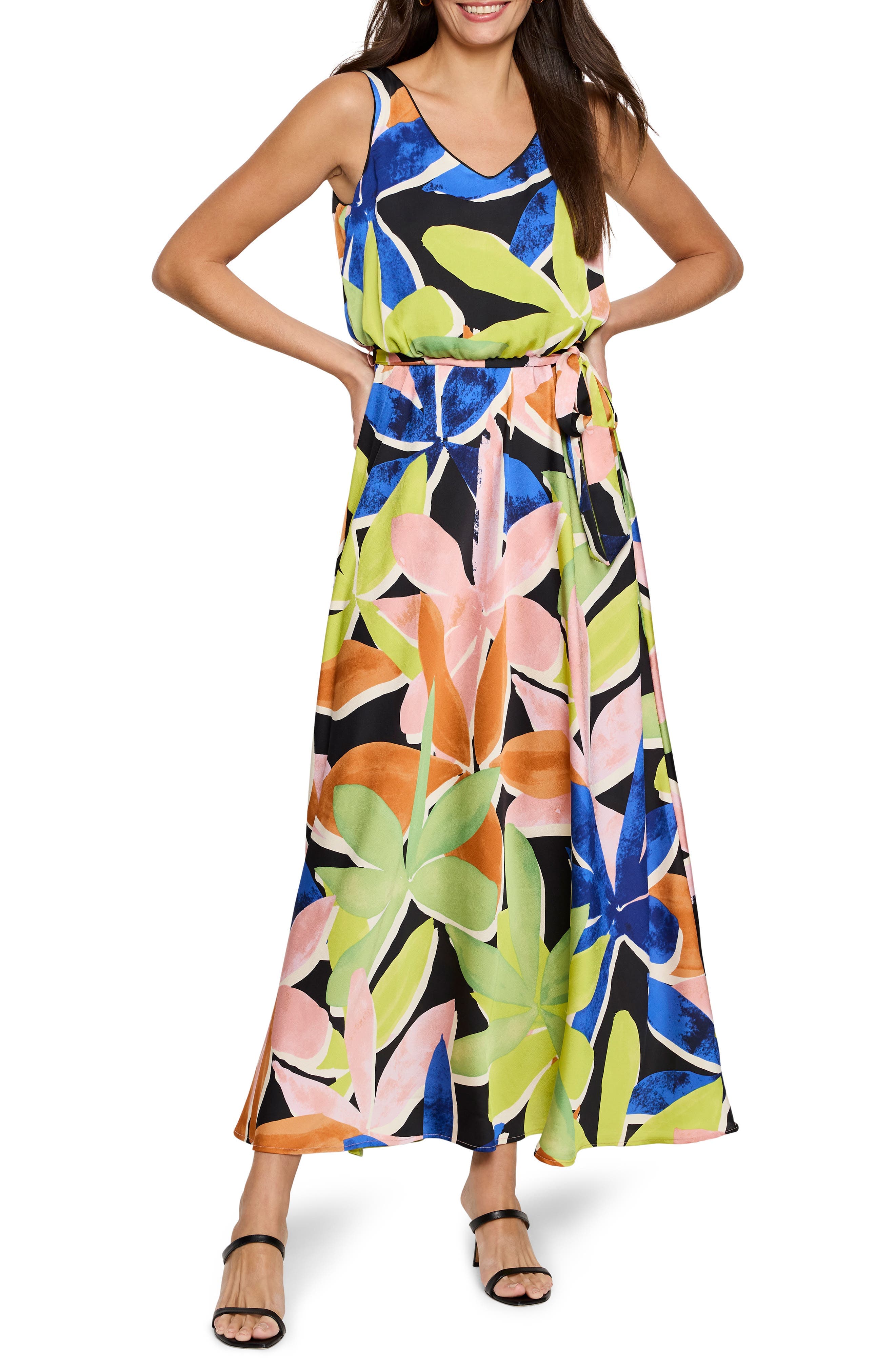 Bianca Mega Blooms Sleeveless Maxi Dress - image 1