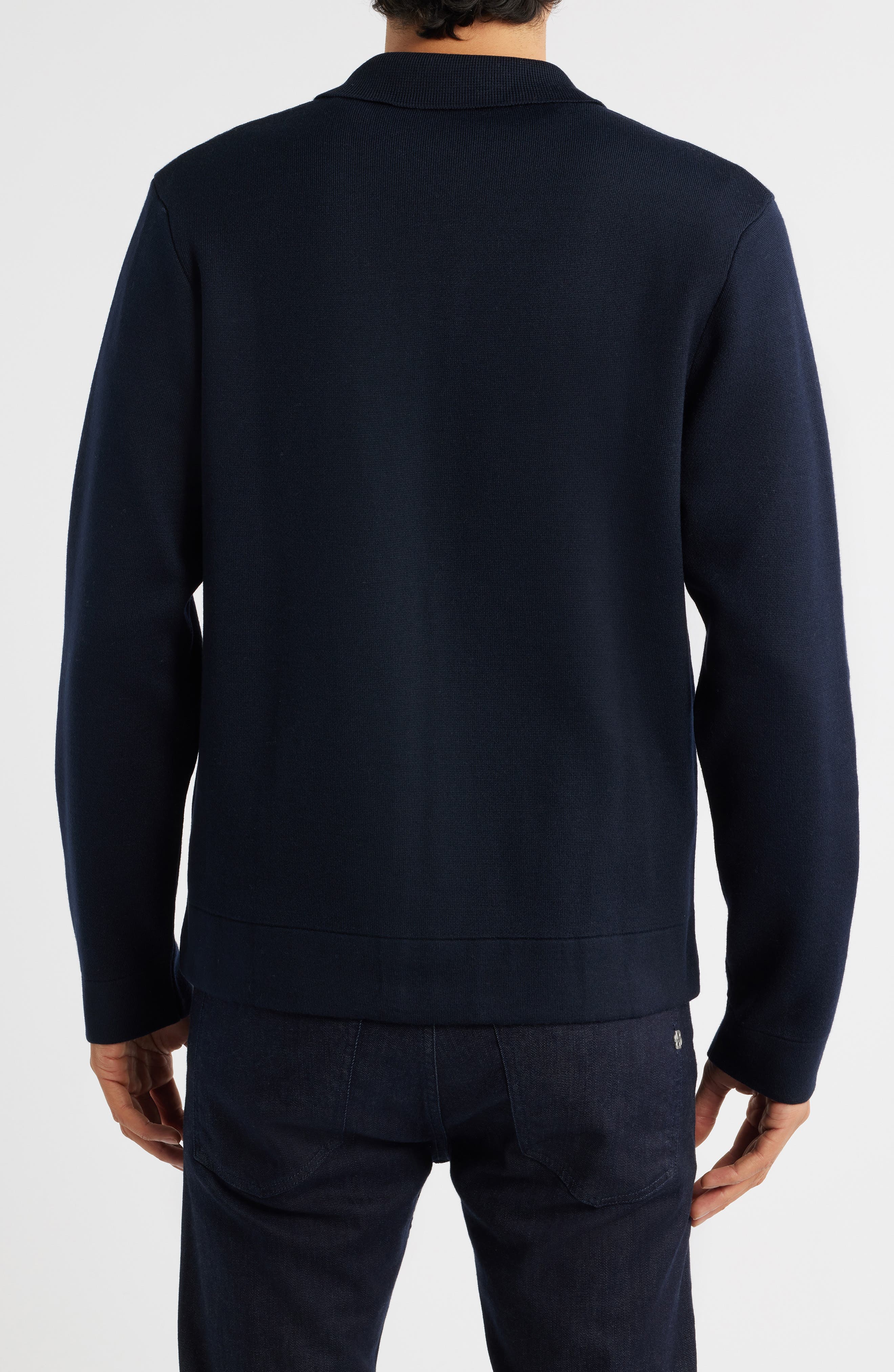 Collared Zip-Up Cardigan - image 2