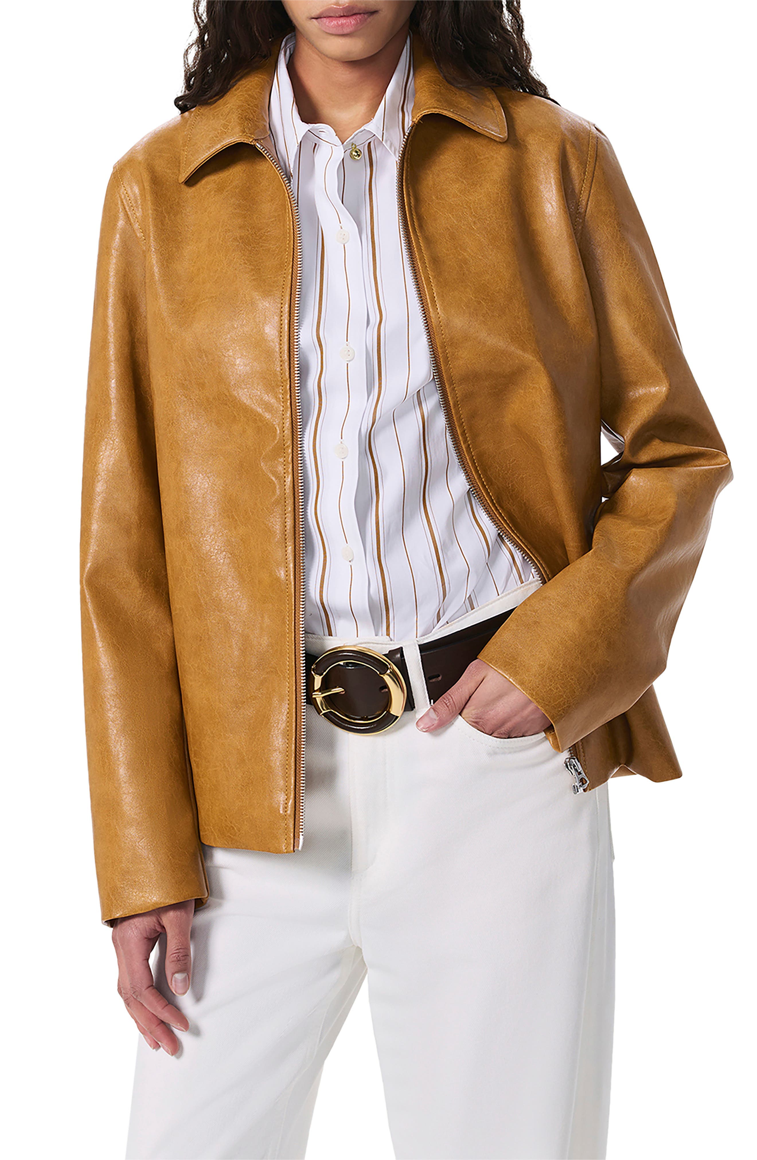 Jordie Faux Leather Jacket - image 1