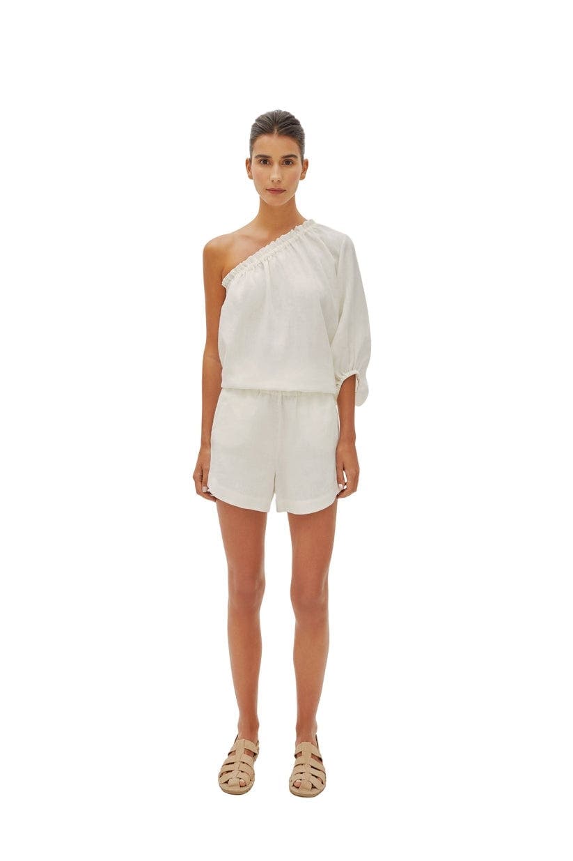 Capri Linen Shorts - image 1