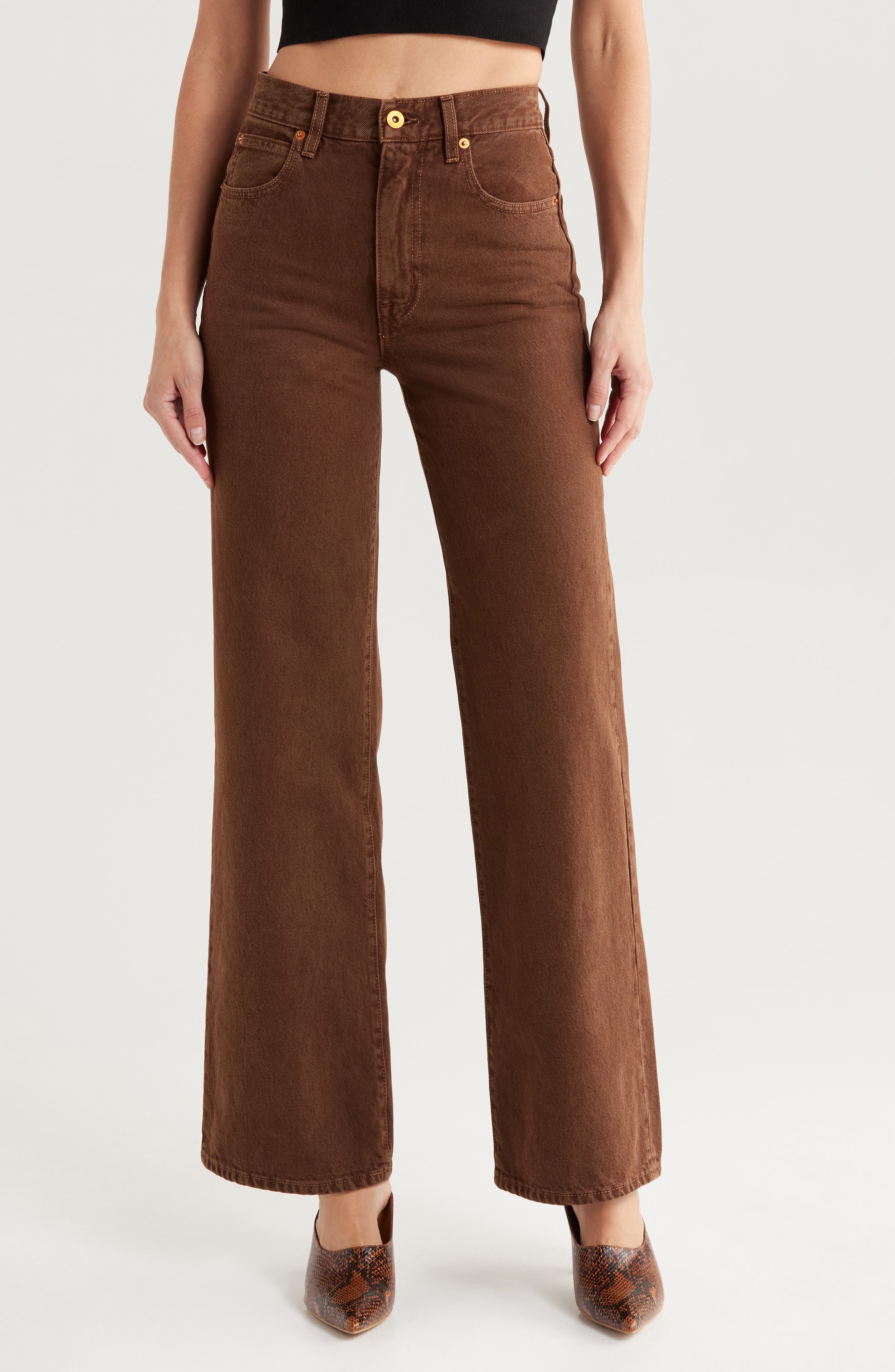 Grace High Waist Wide Leg Jeans - image 1