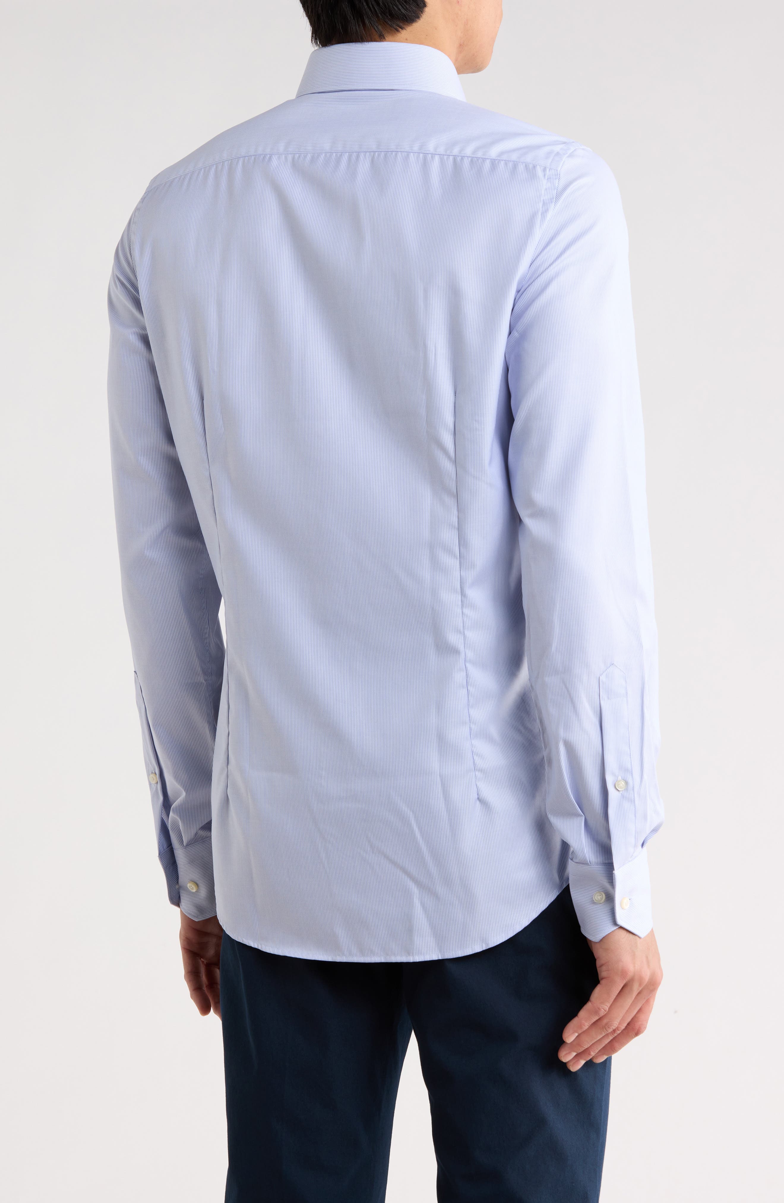 Traveller Stripe Modern Fit Dress Shirt - image 2