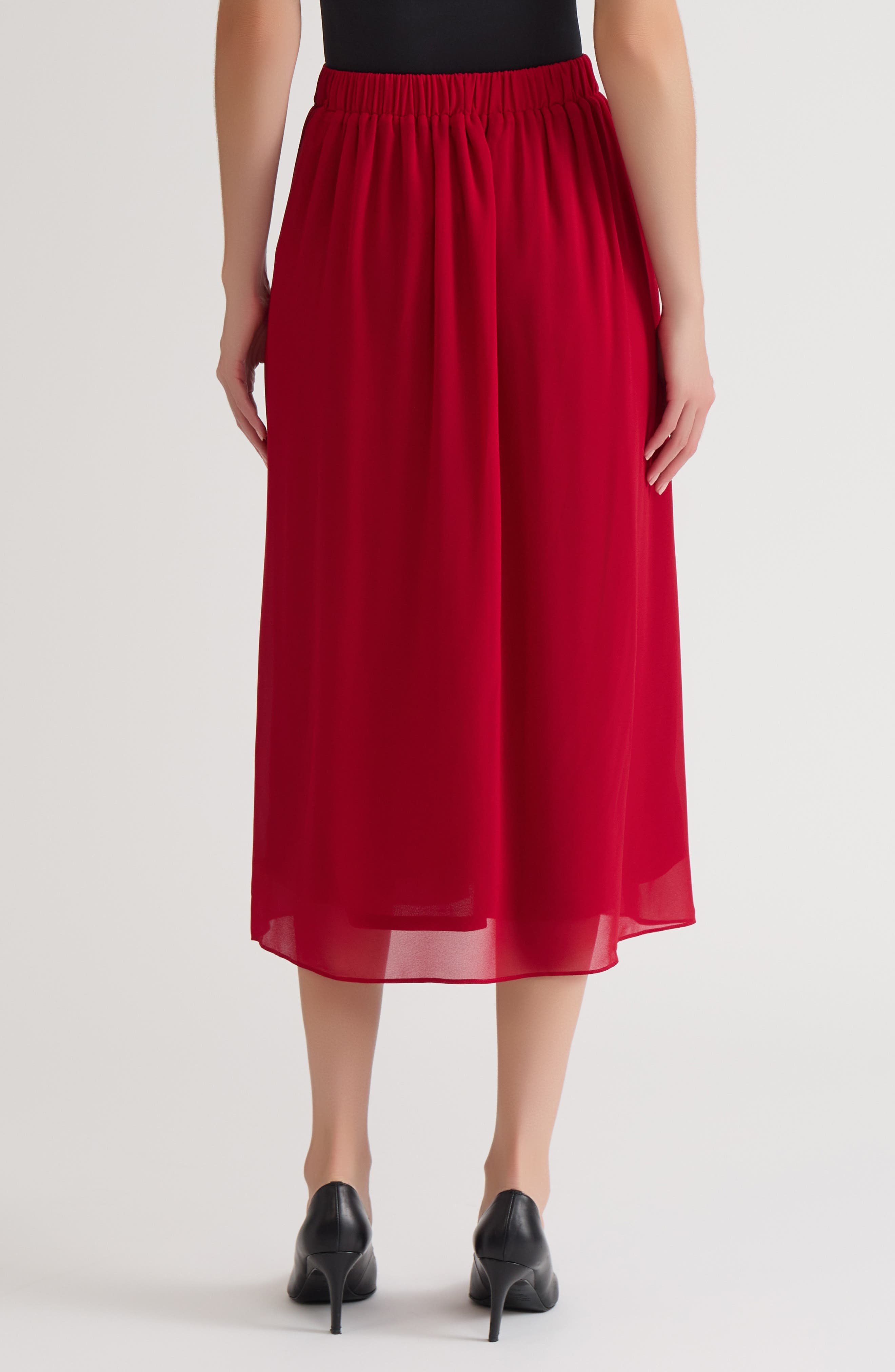Pleated Midi Skirt - image 2