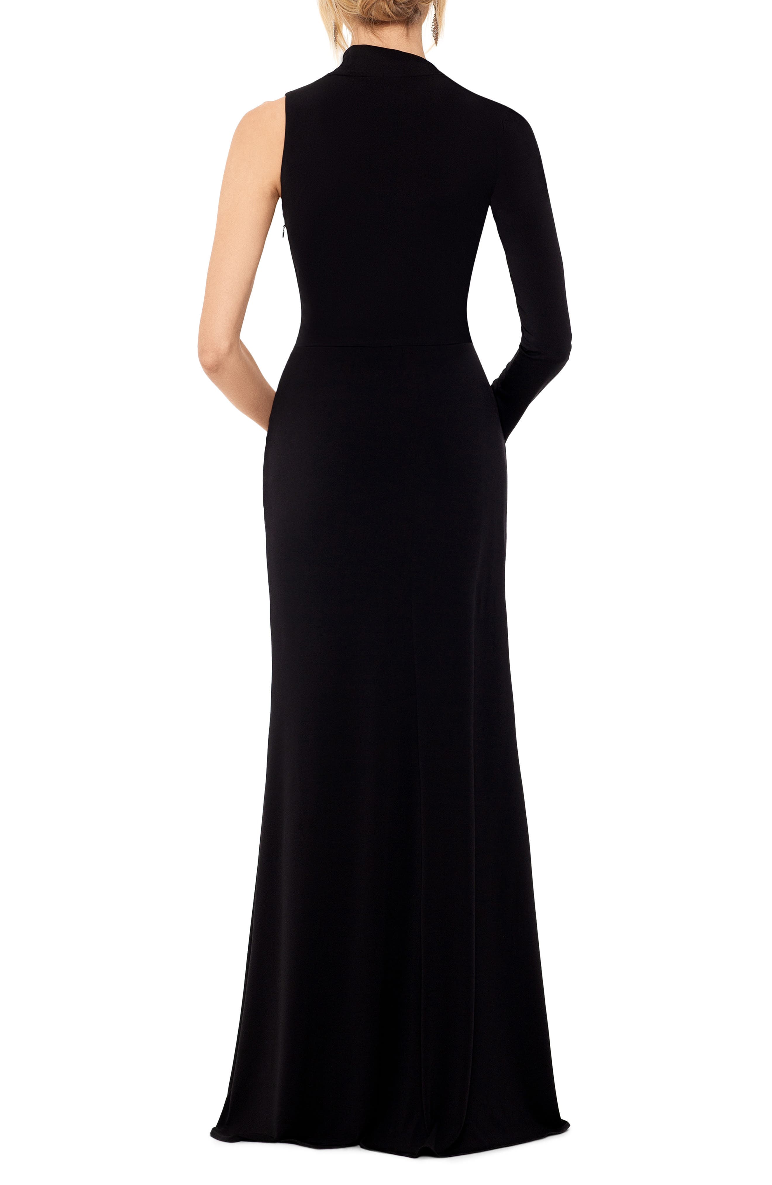 Asymmetric Single Long Sleeve Gown - image 2
