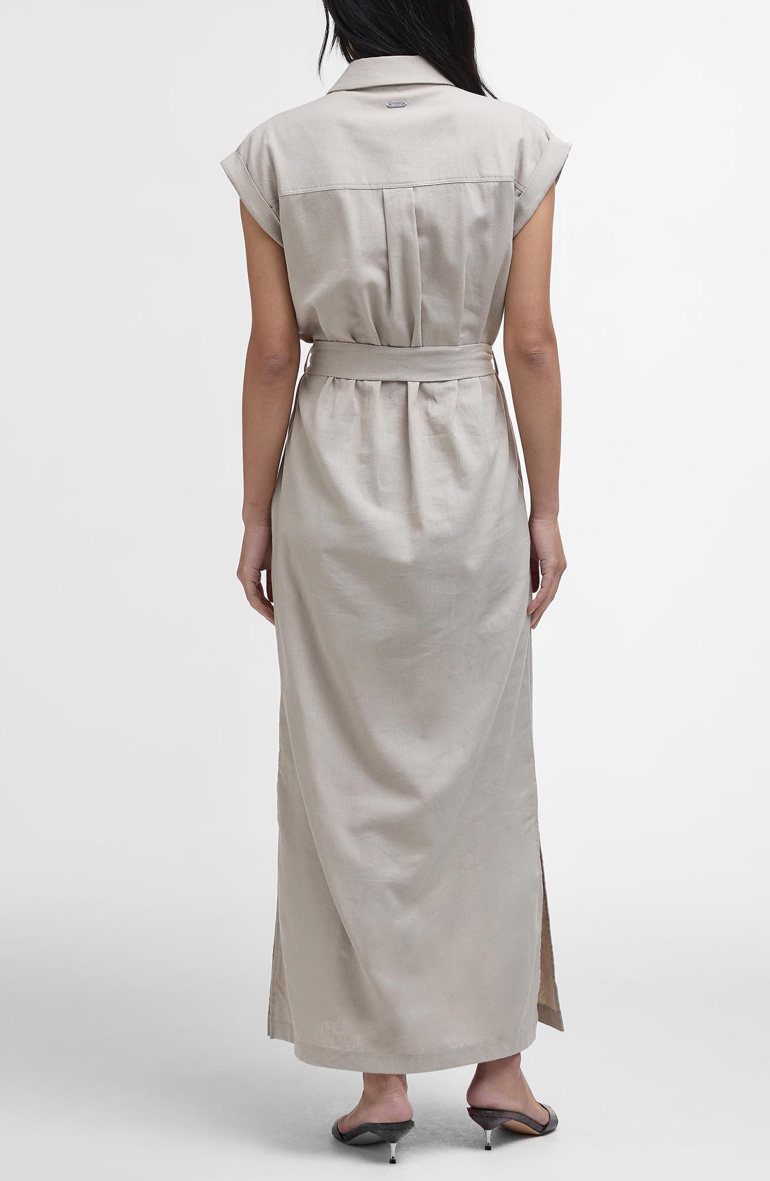 Birdie Cotton & Linen Maxi Shirtdress - image 4