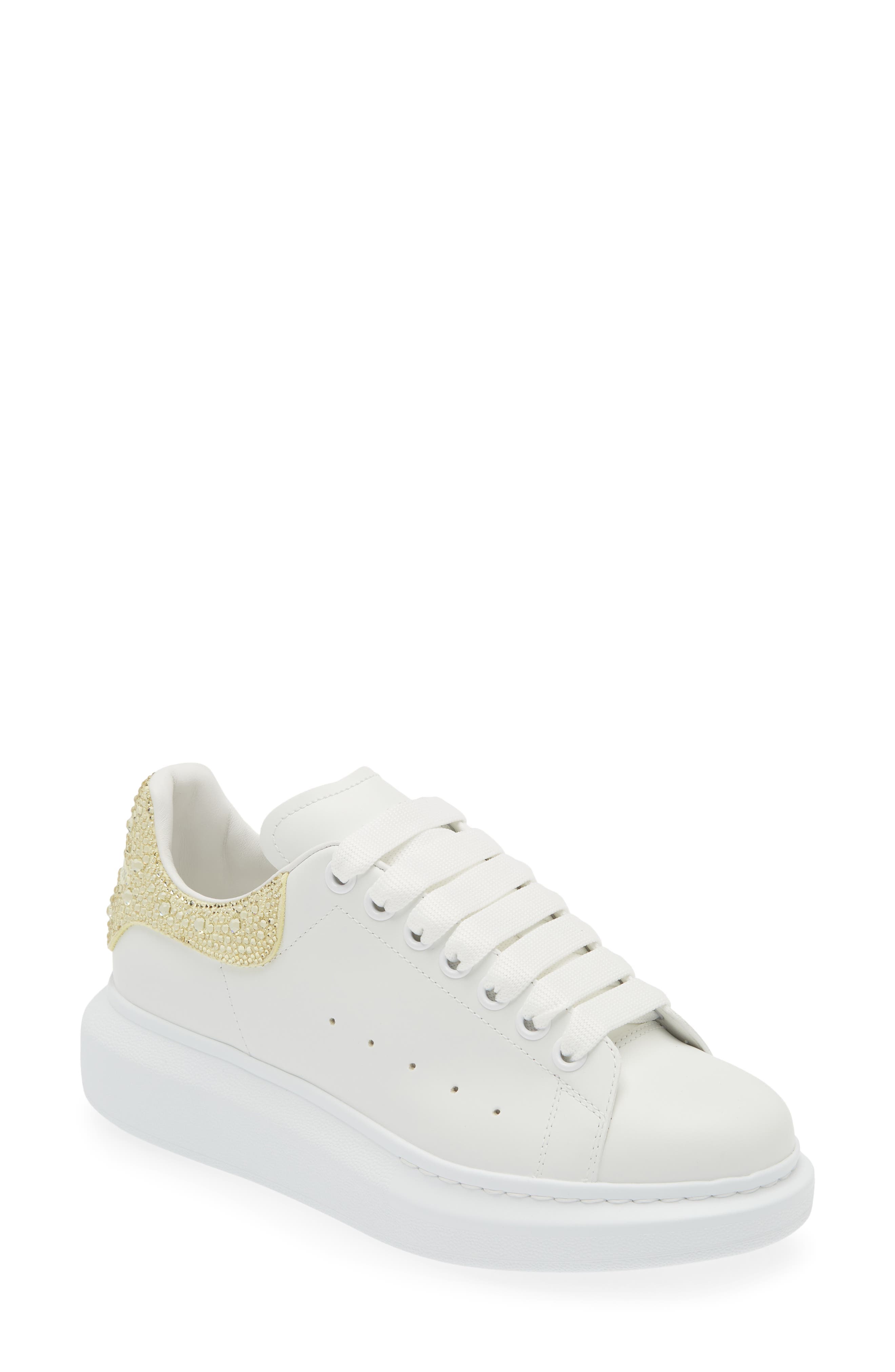 Oversized Crystal Embellished Sneaker - image 1