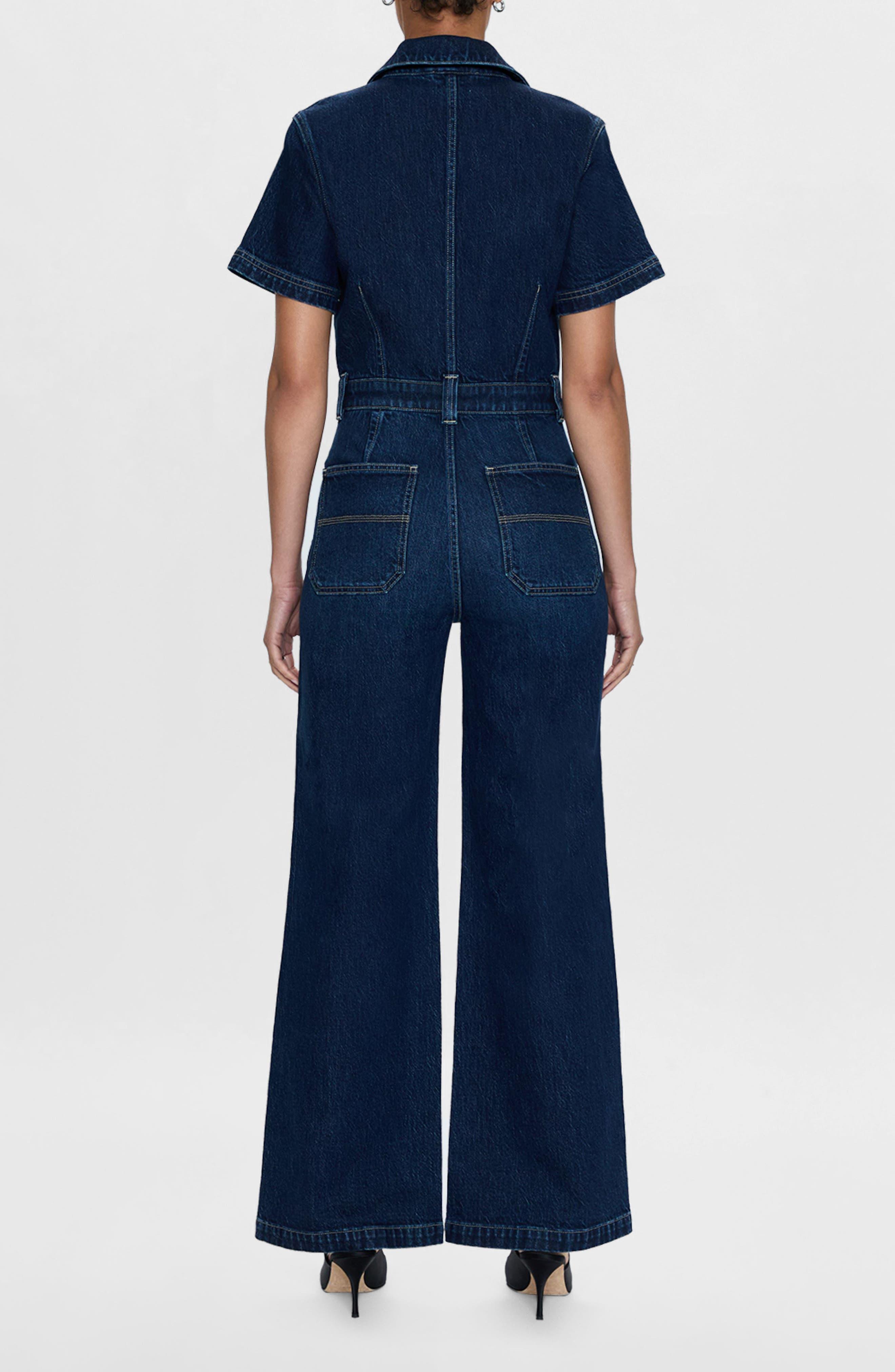 Jacob Wide Leg Denim Jumpsuit - image 2