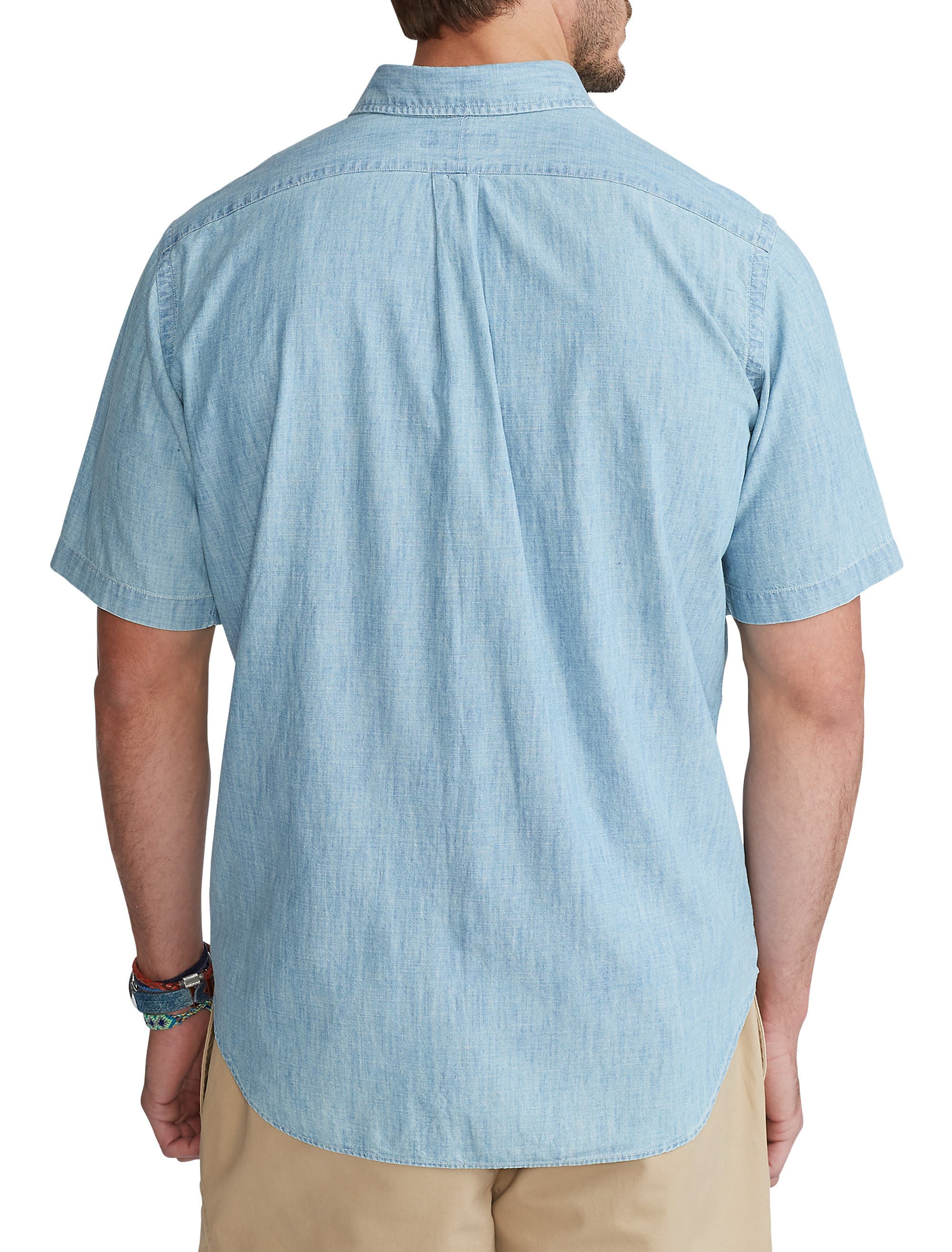 Big & Tall Chambray Sport Shirt - image 2