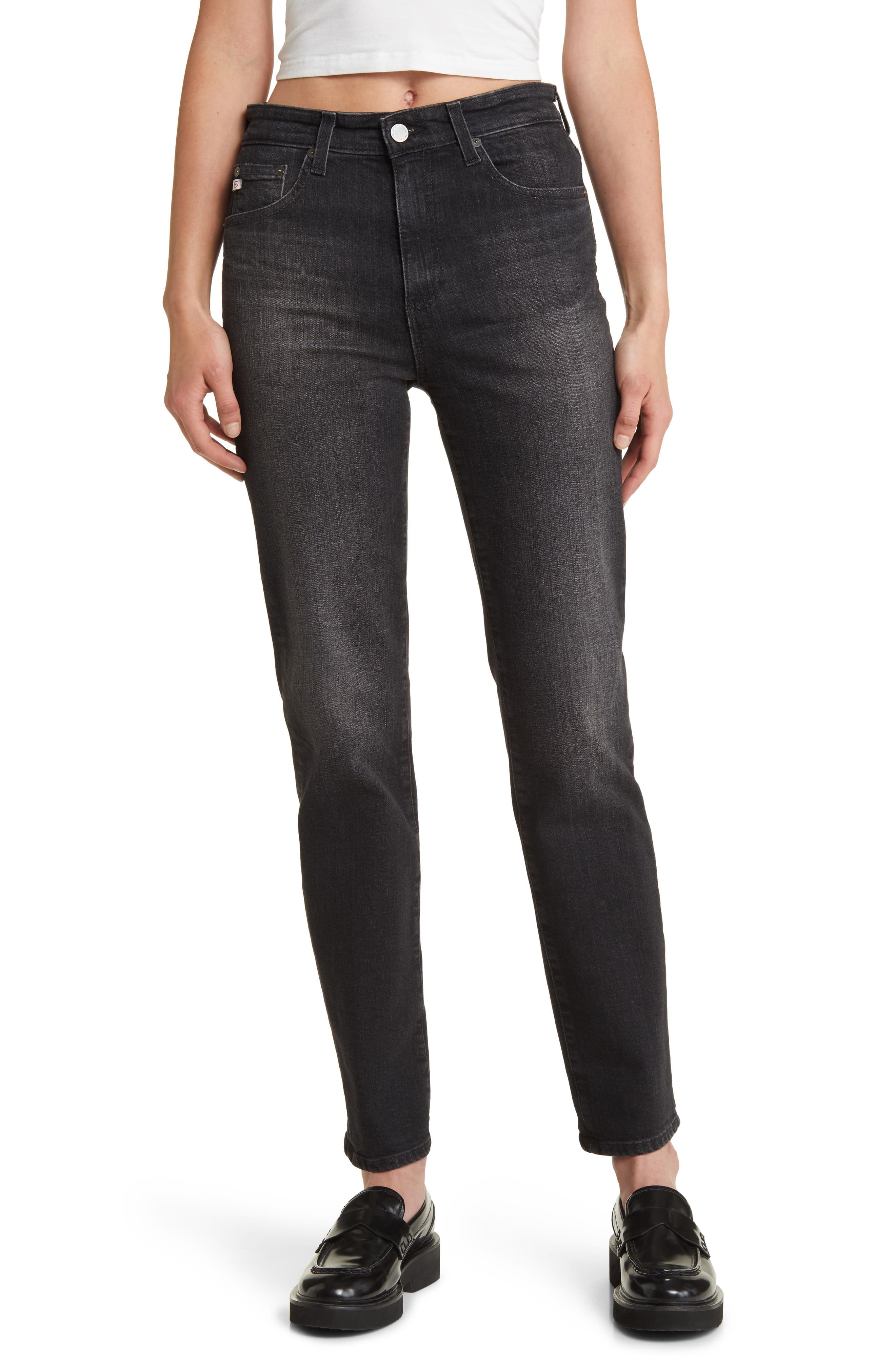 Saige Ankle Straight Leg Jeans - image 1