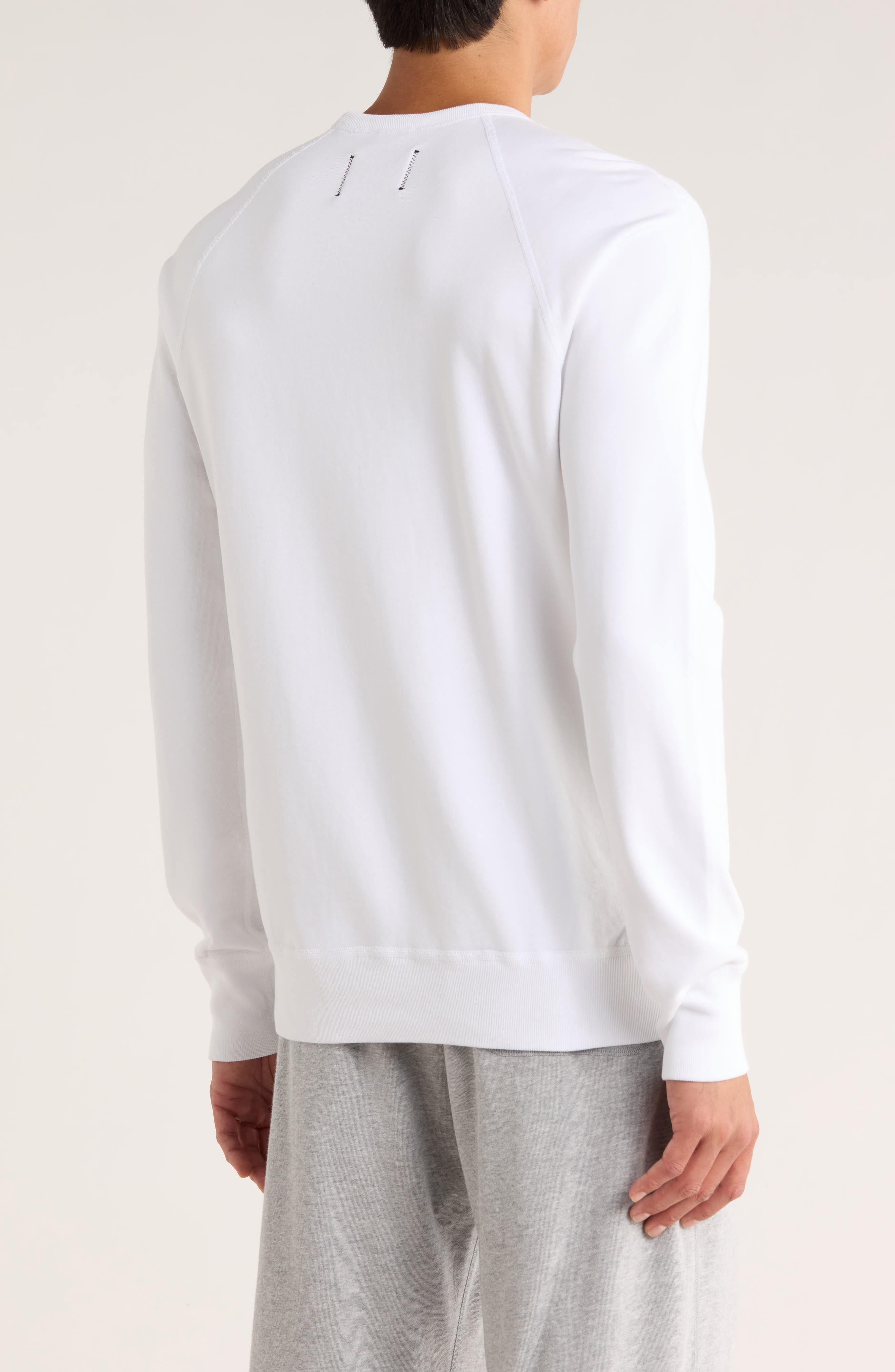 Lightweight Cotton Terry Sweatshirt - image 2