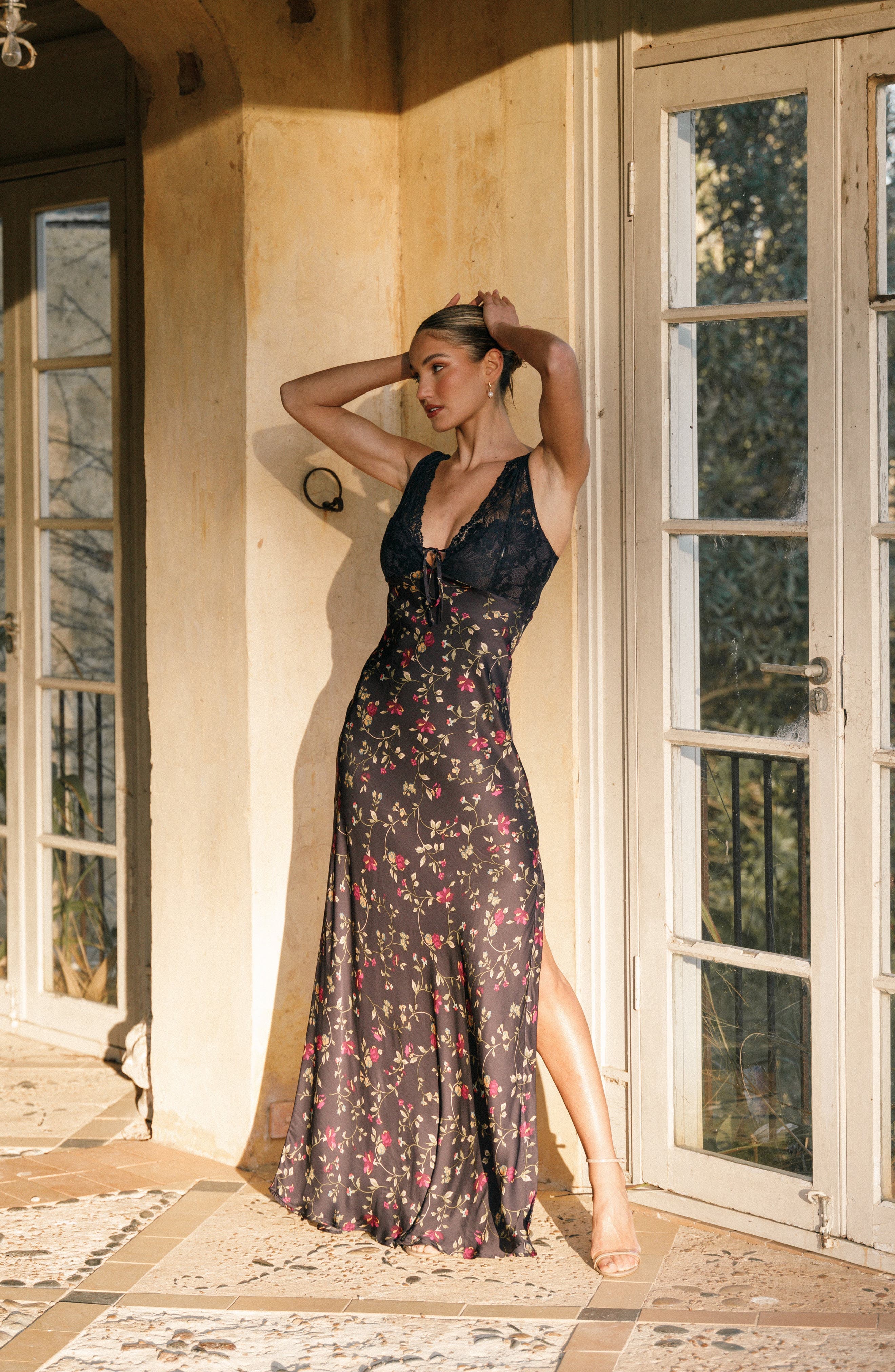 Cammy Floral Print Maxi Slipdress - image 2