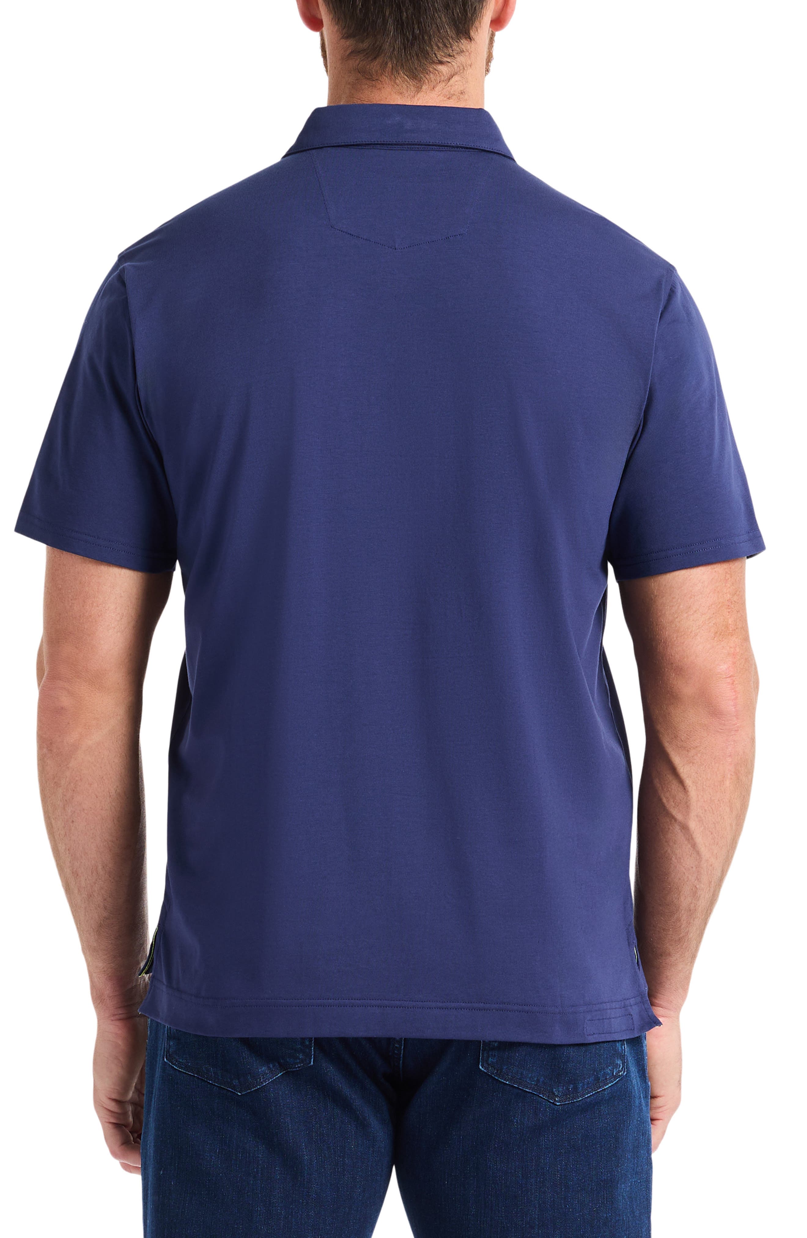 Furlan Solid Stretch Cotton Polo - image 2