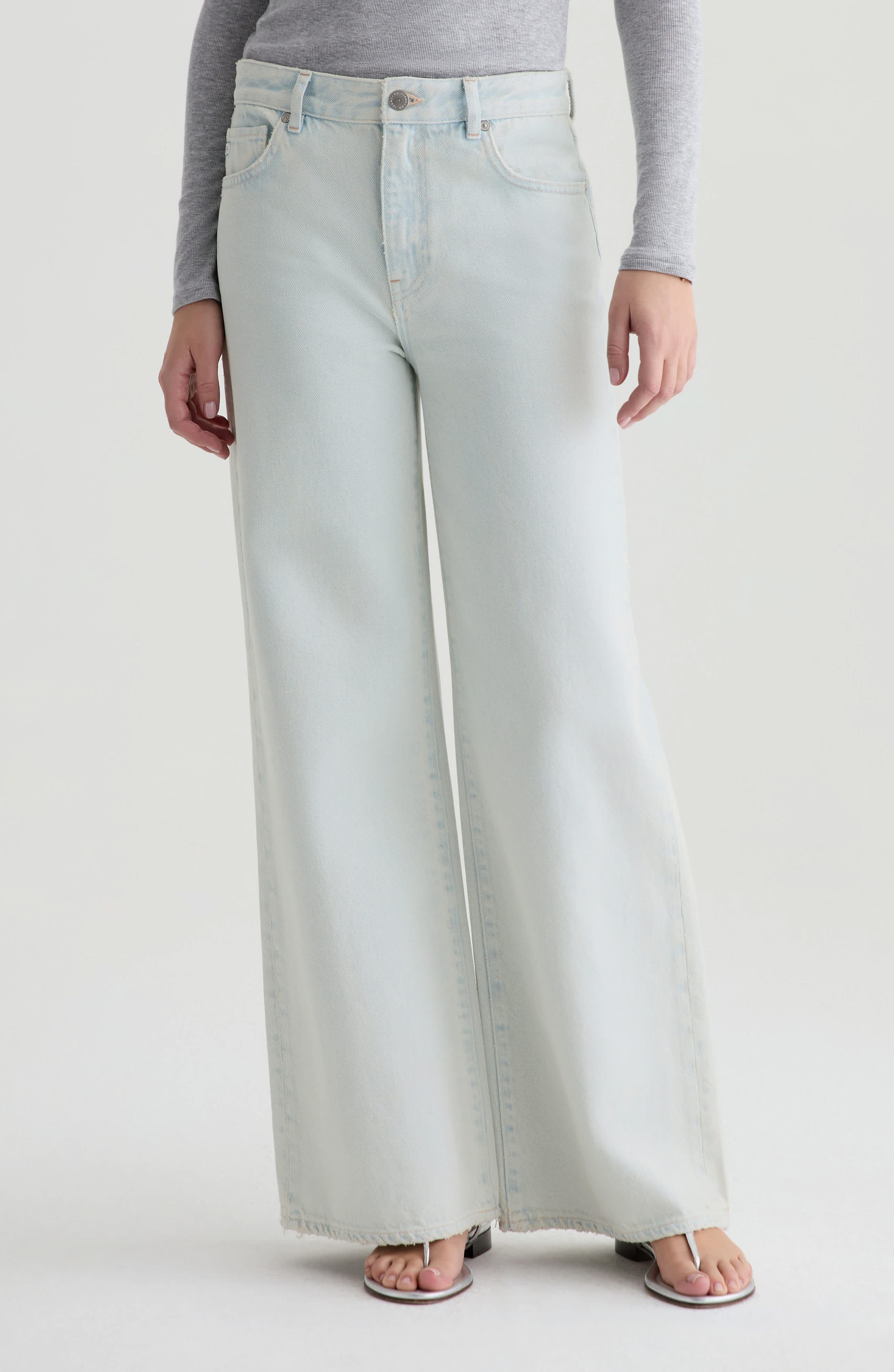 Saige Wide Leg Jeans - image 1