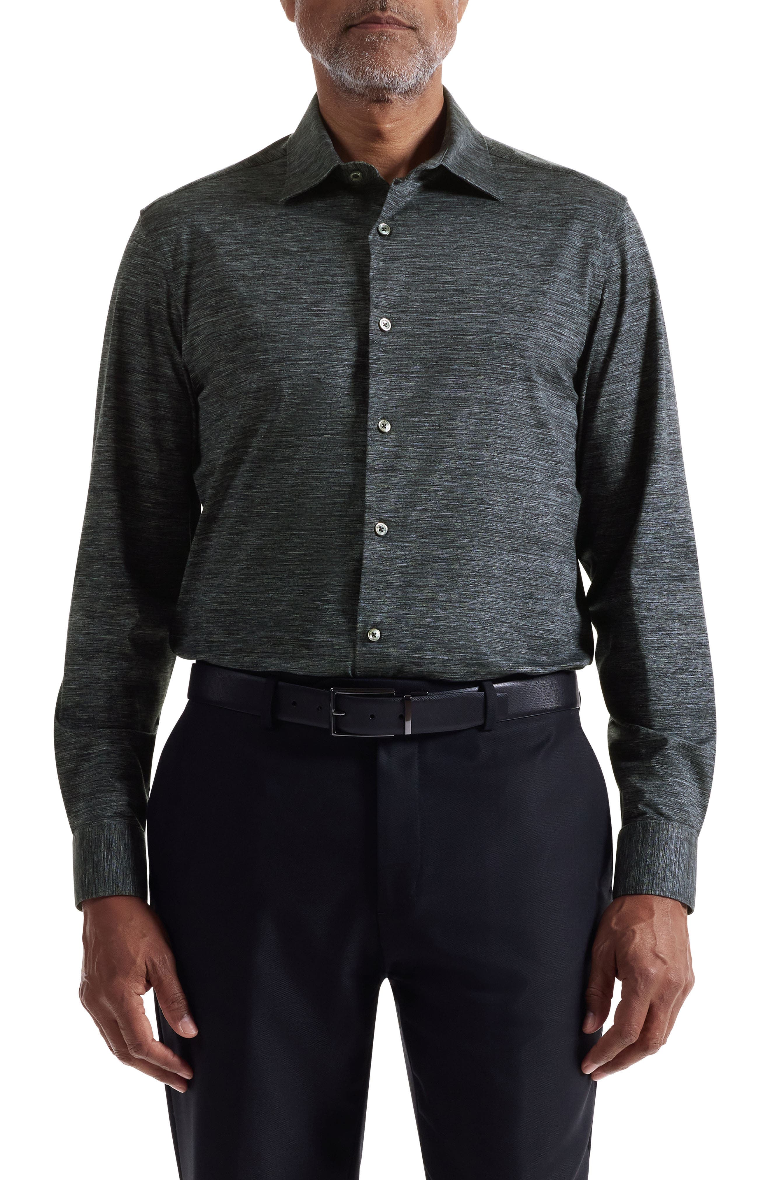 James OoohCotton Space Dye Button-Up Shirt - image 1