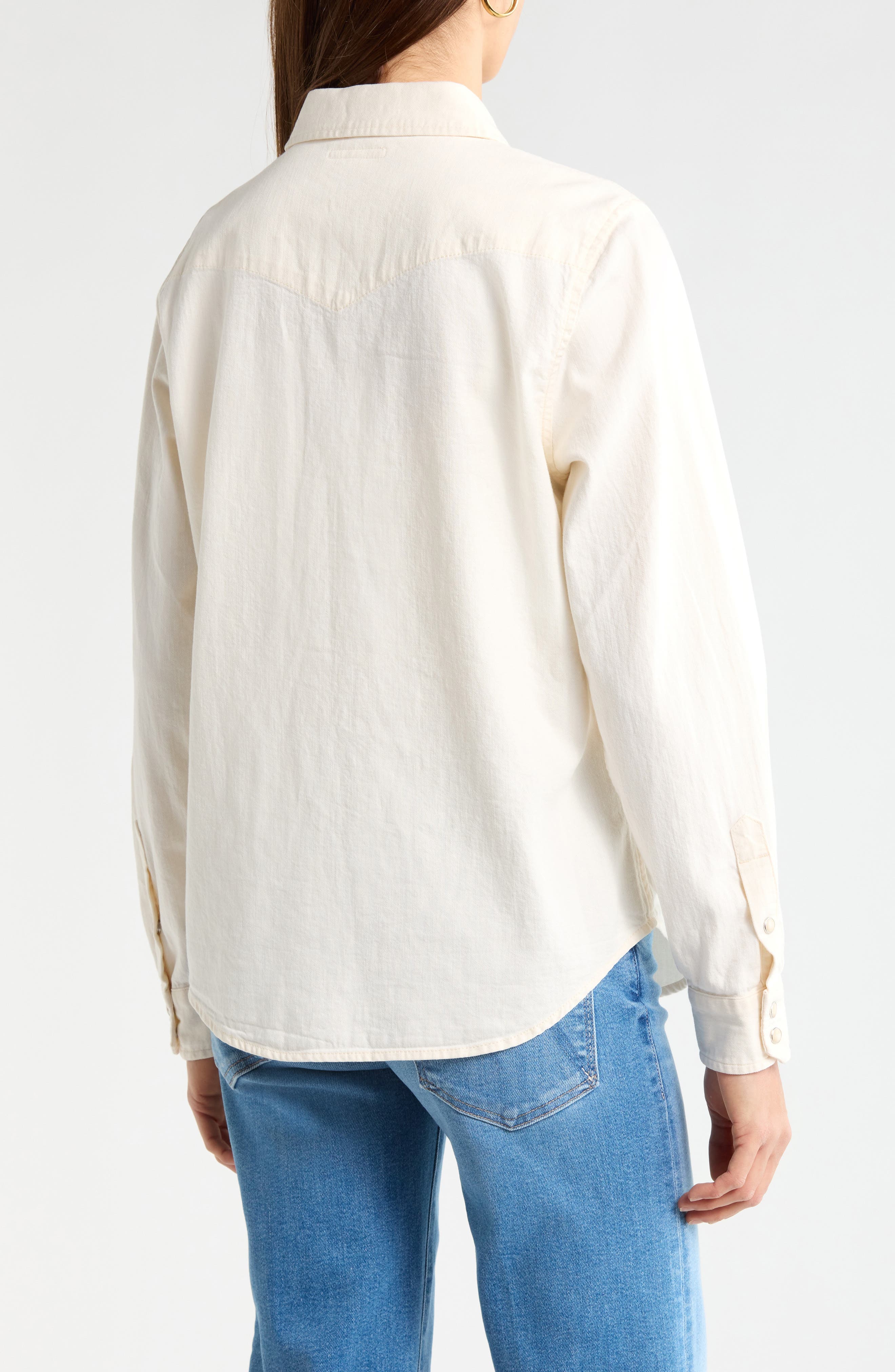 The All My Exes Embroidered Denim Shirt - image 2