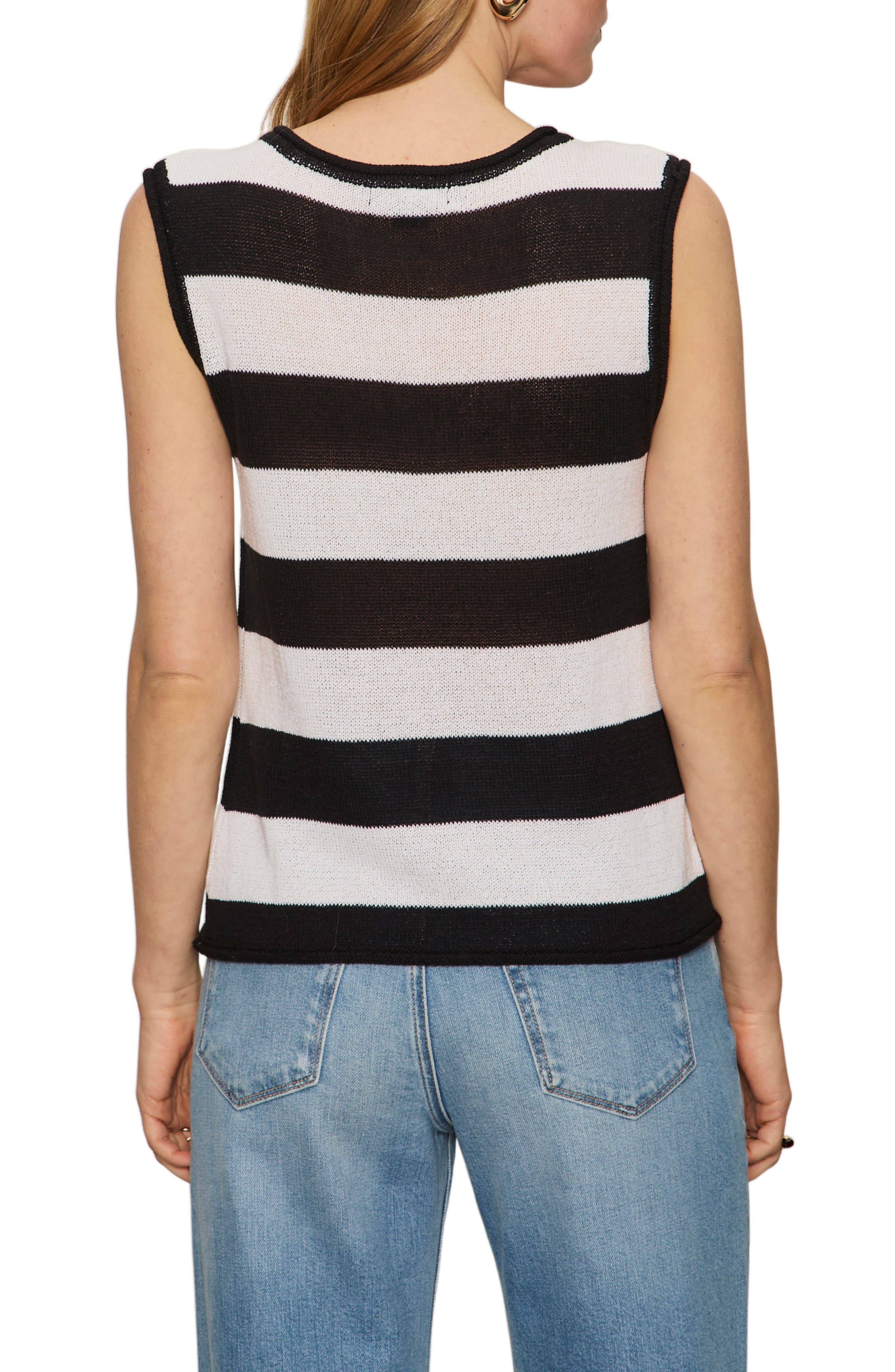 Stripe Sweater Tank - image 4