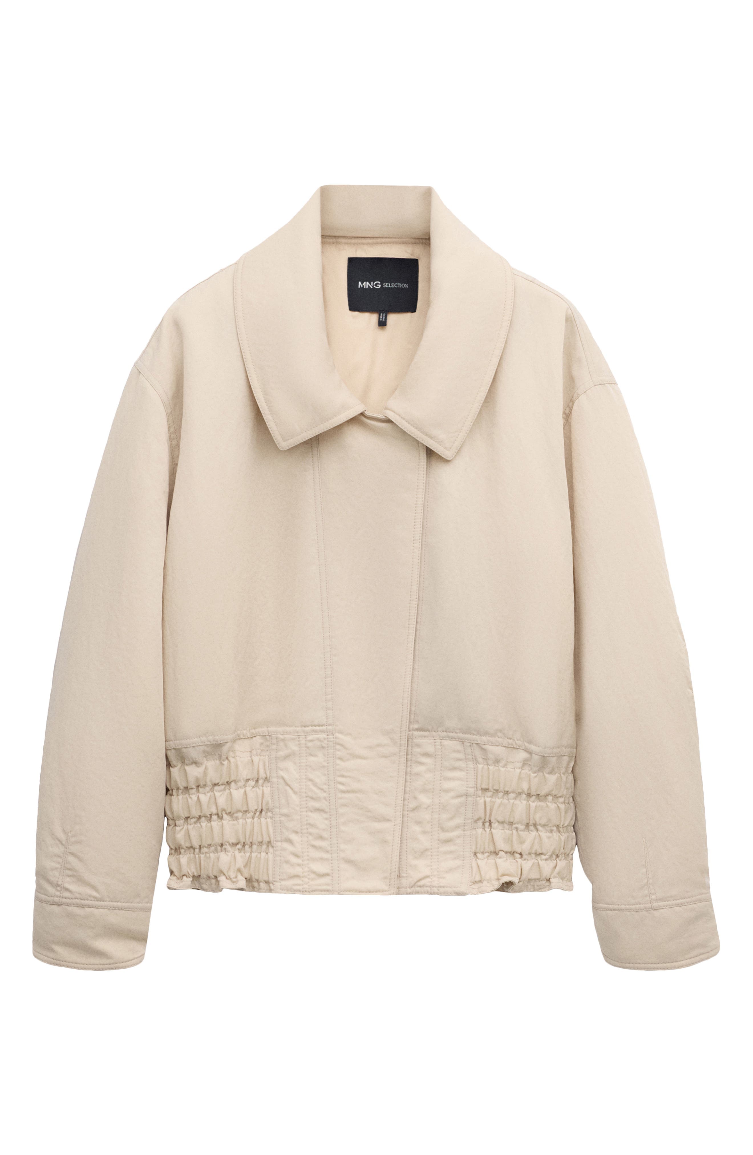 Oversize Gathered Hem Jacket - image 1