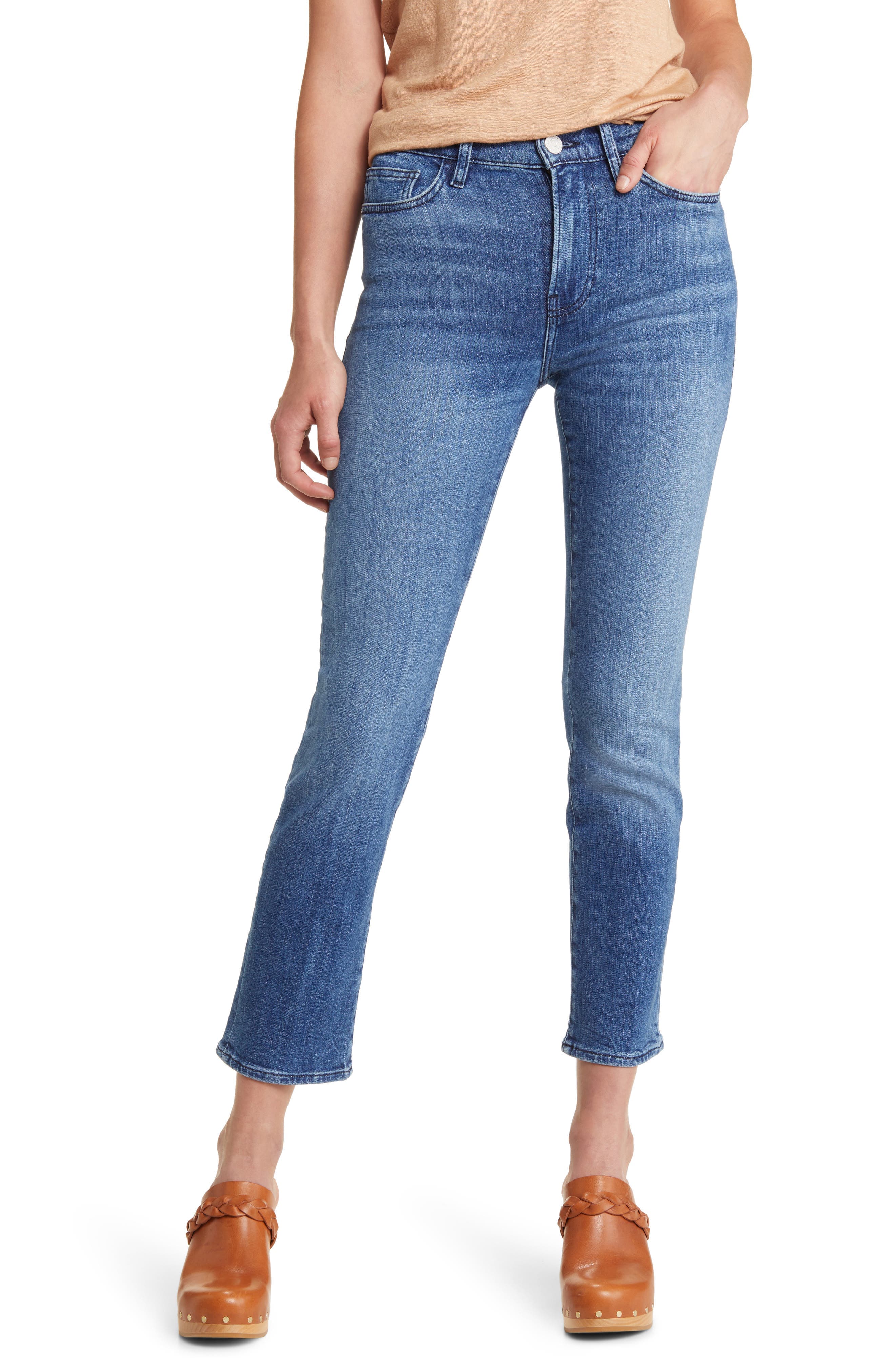 Le High Ripped Straight Leg Jeans - image 1