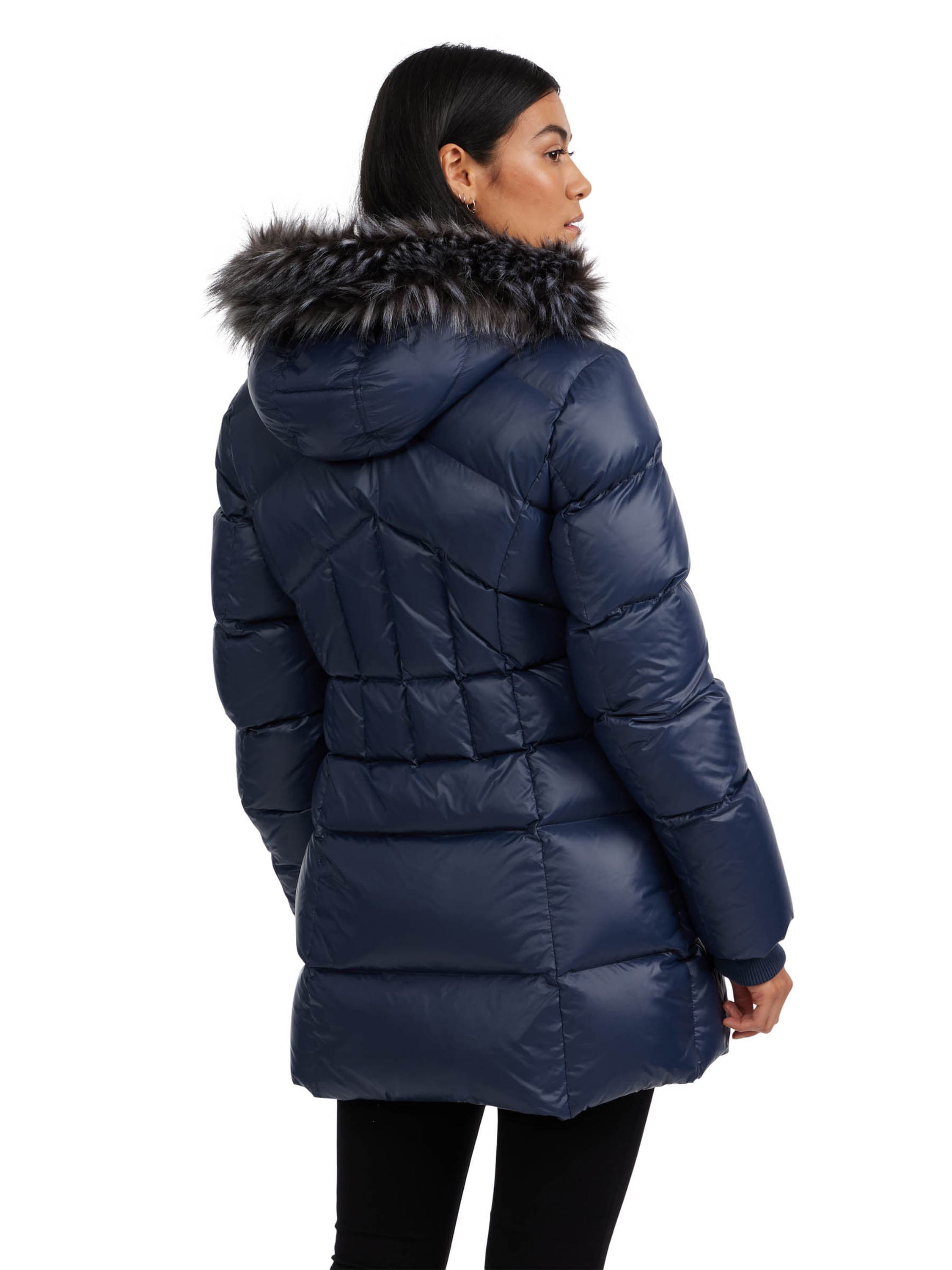 Women's Ares Fixed Hood Puffer with Fixed Bib - image 4