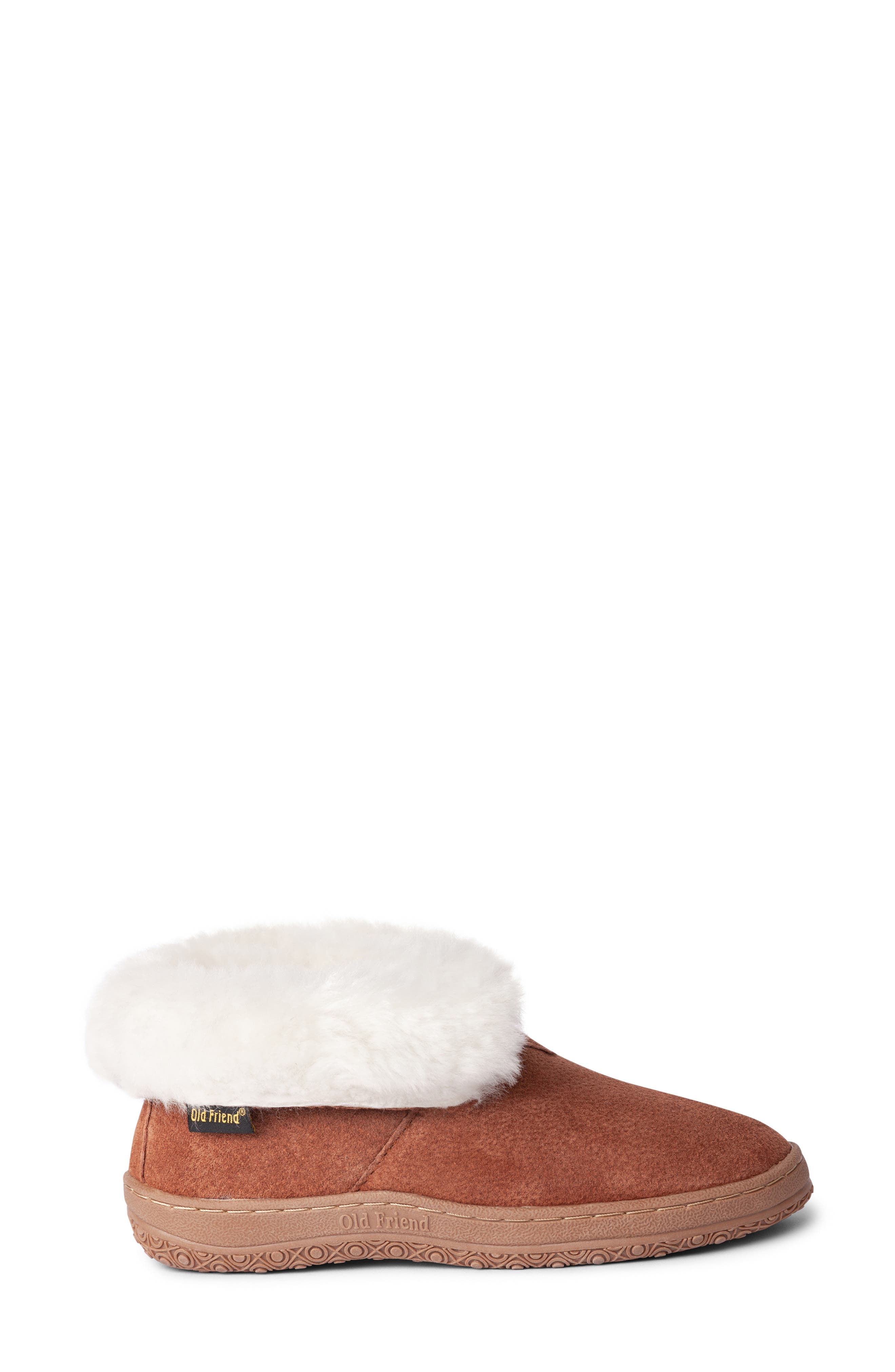 Genuine Shearling Bootie Slipper - image 1