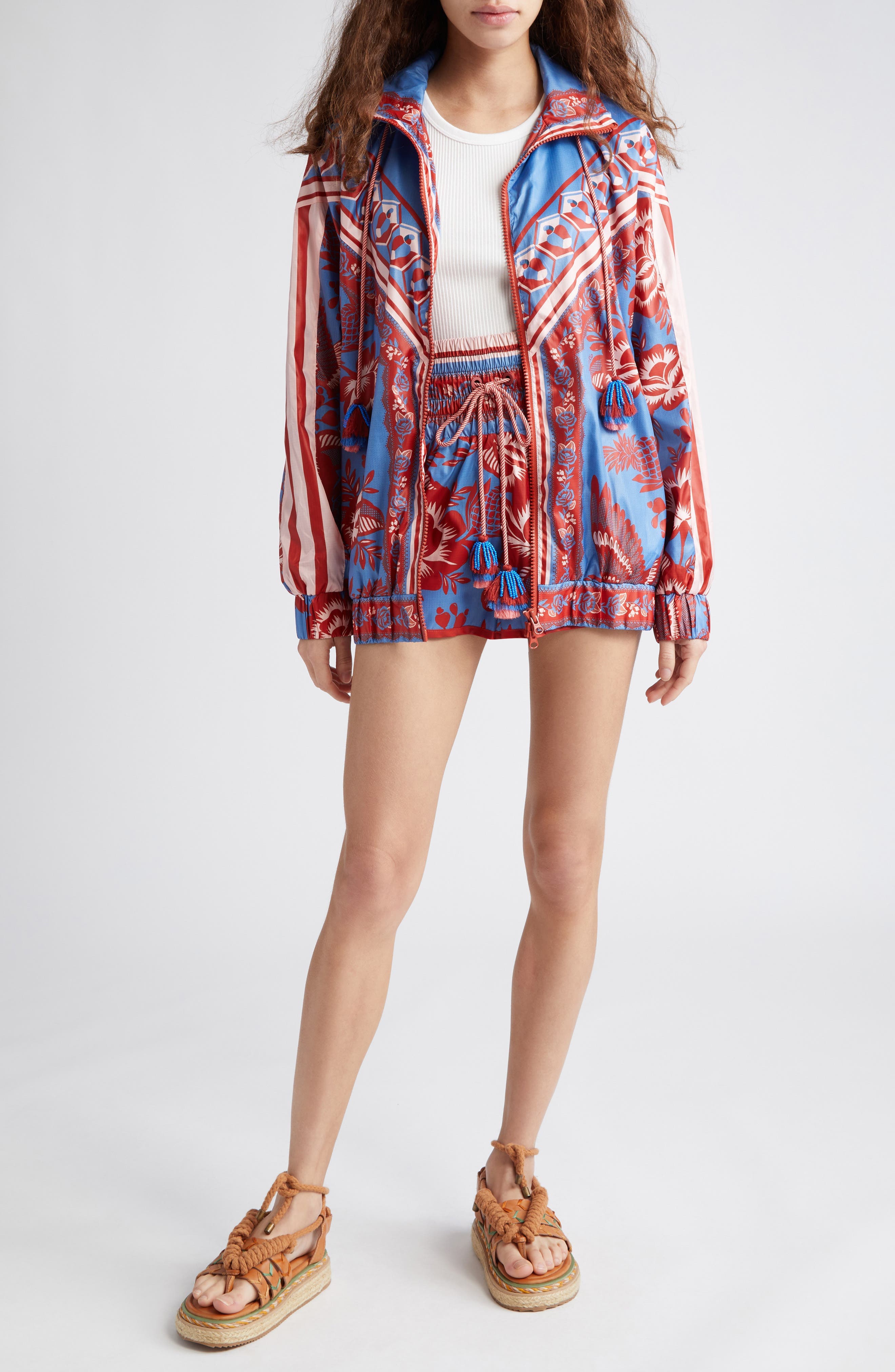 Garden Floral High Waist Shorts - image 2