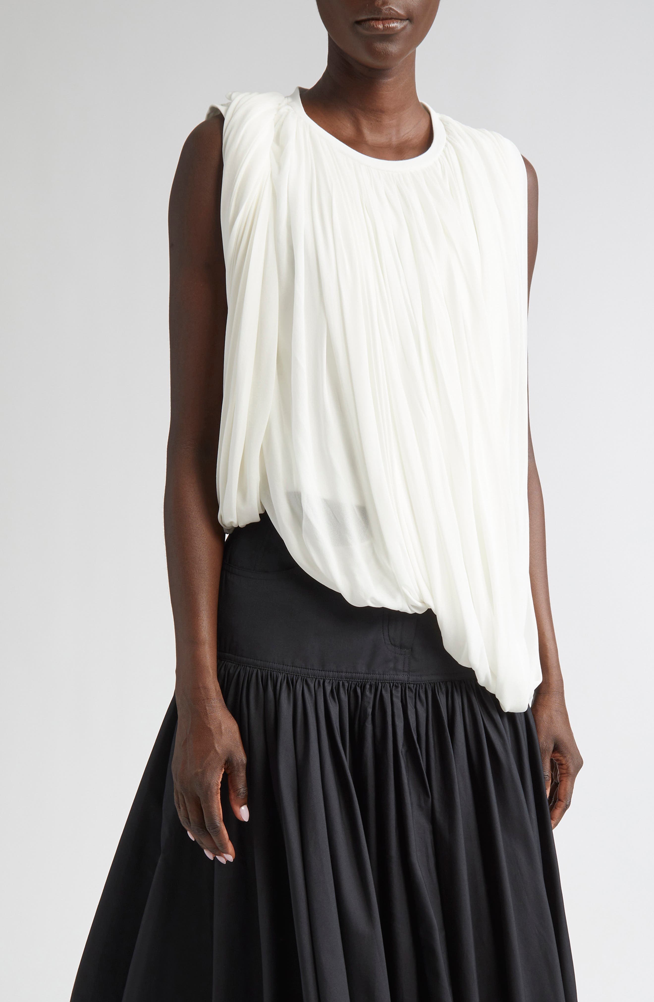 Asymmetric Drape Top - image 1