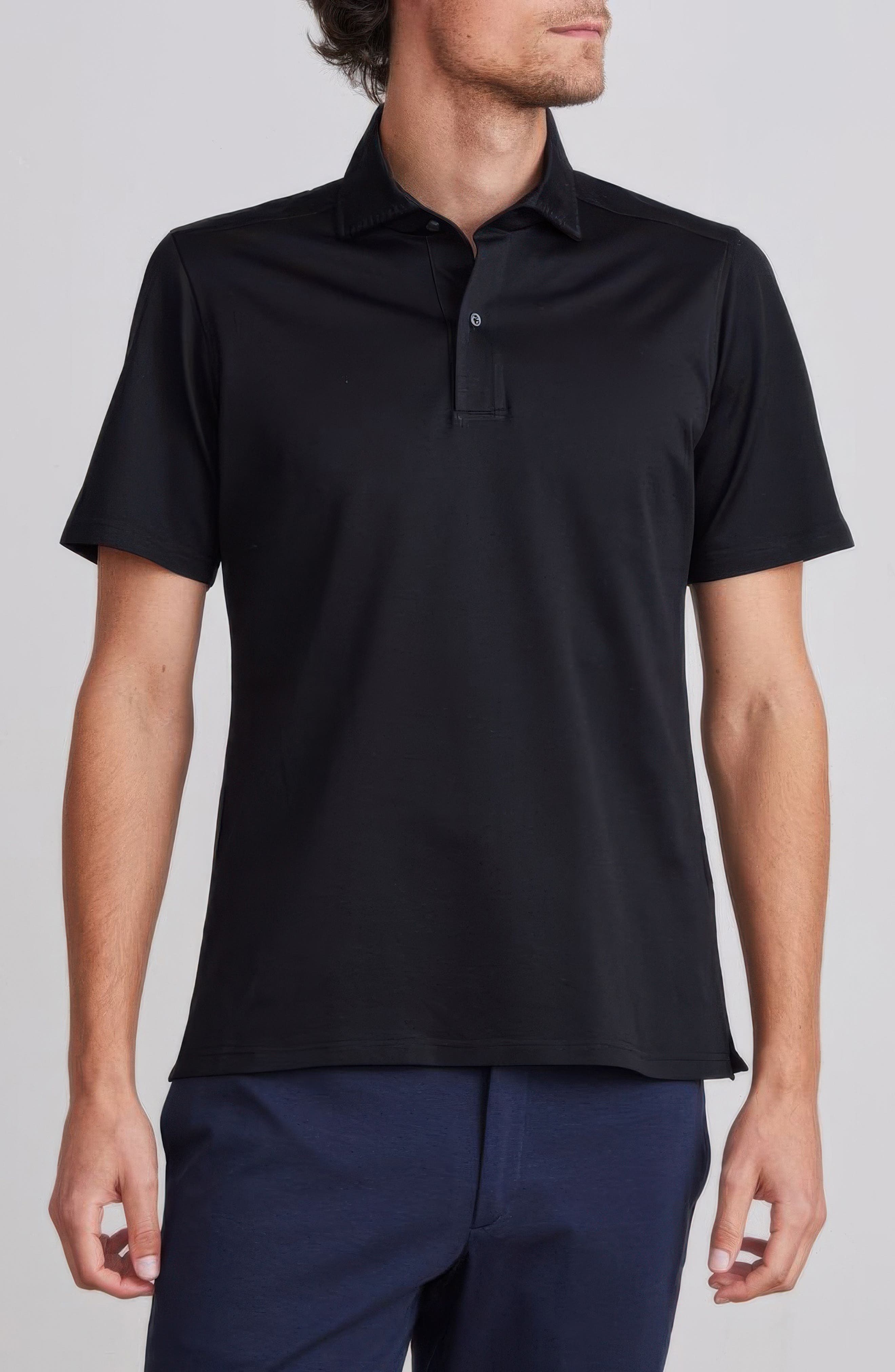 Textured Luxe Polo - image 1