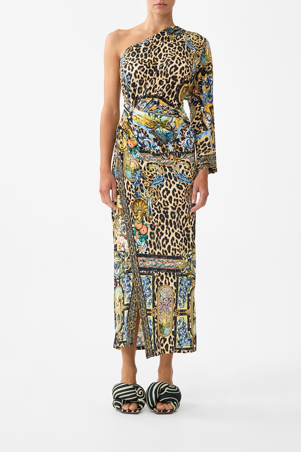 One Shoulder Jersey Dress - image 1