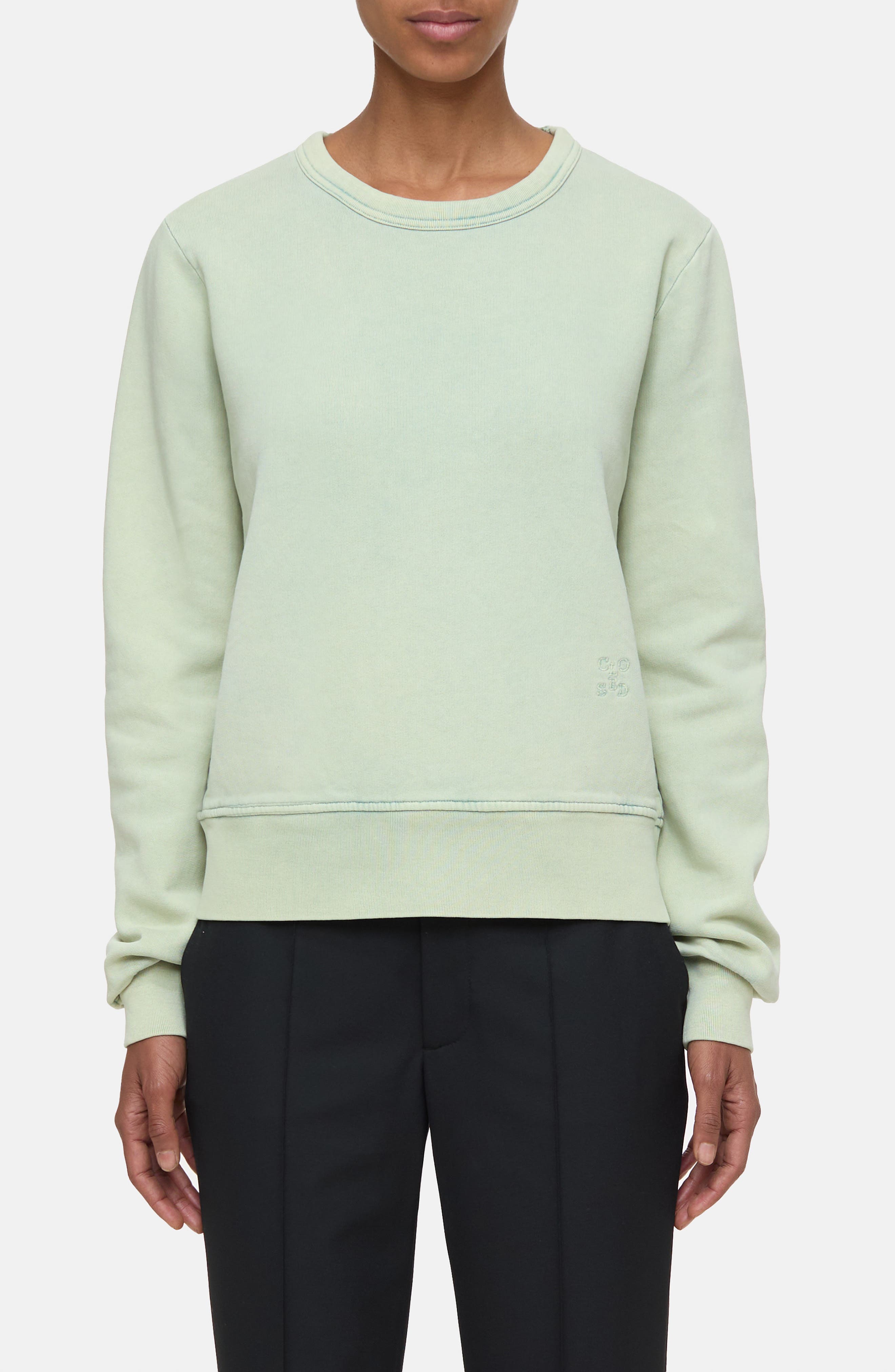 Crewneck Organic Cotton Sweatshirt - image 1