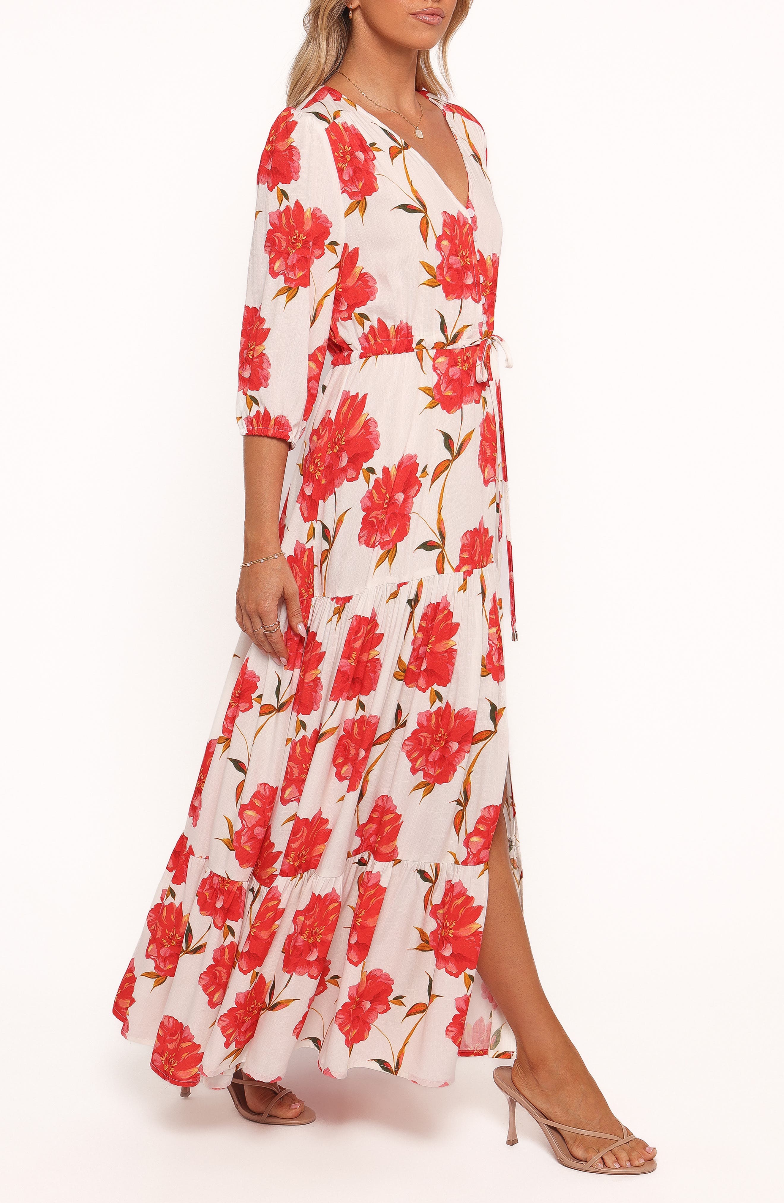 Kelda Floral Tiered Maxi Dress - image 2