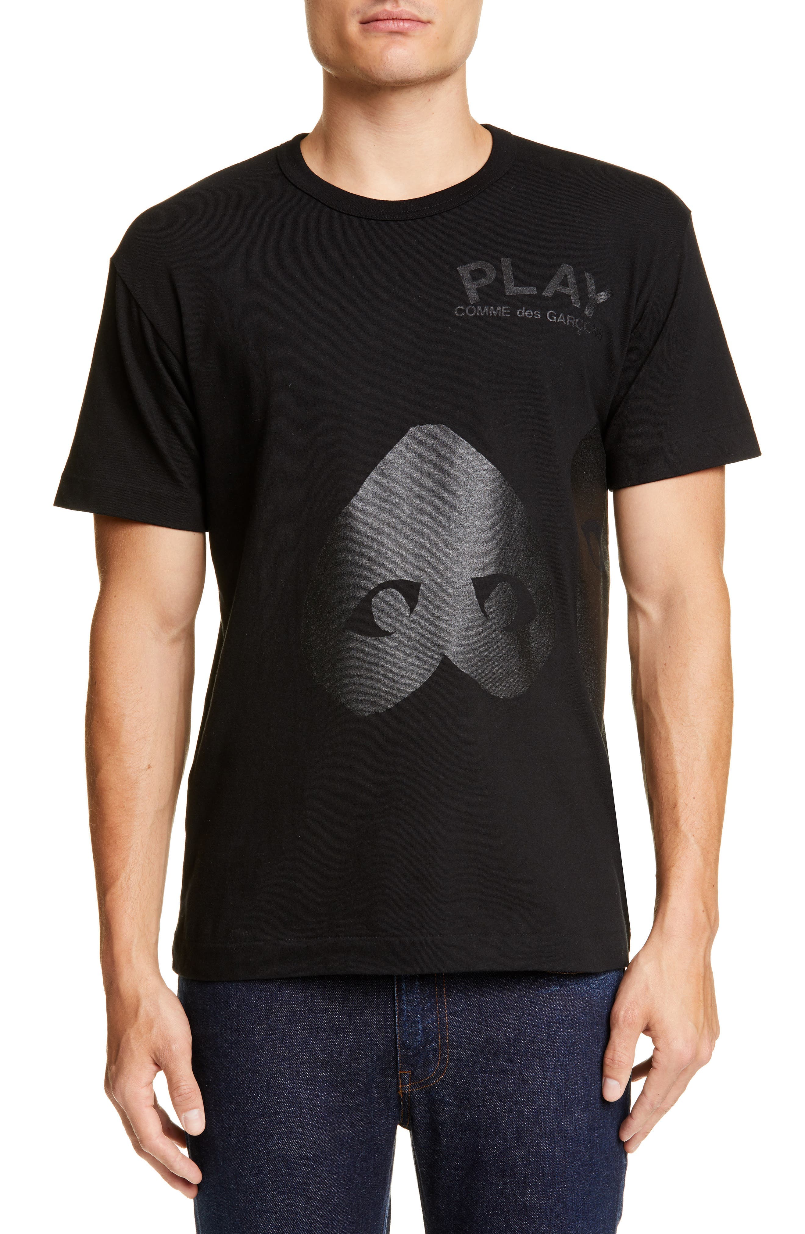 Double Heart Graphic Tee - image 1