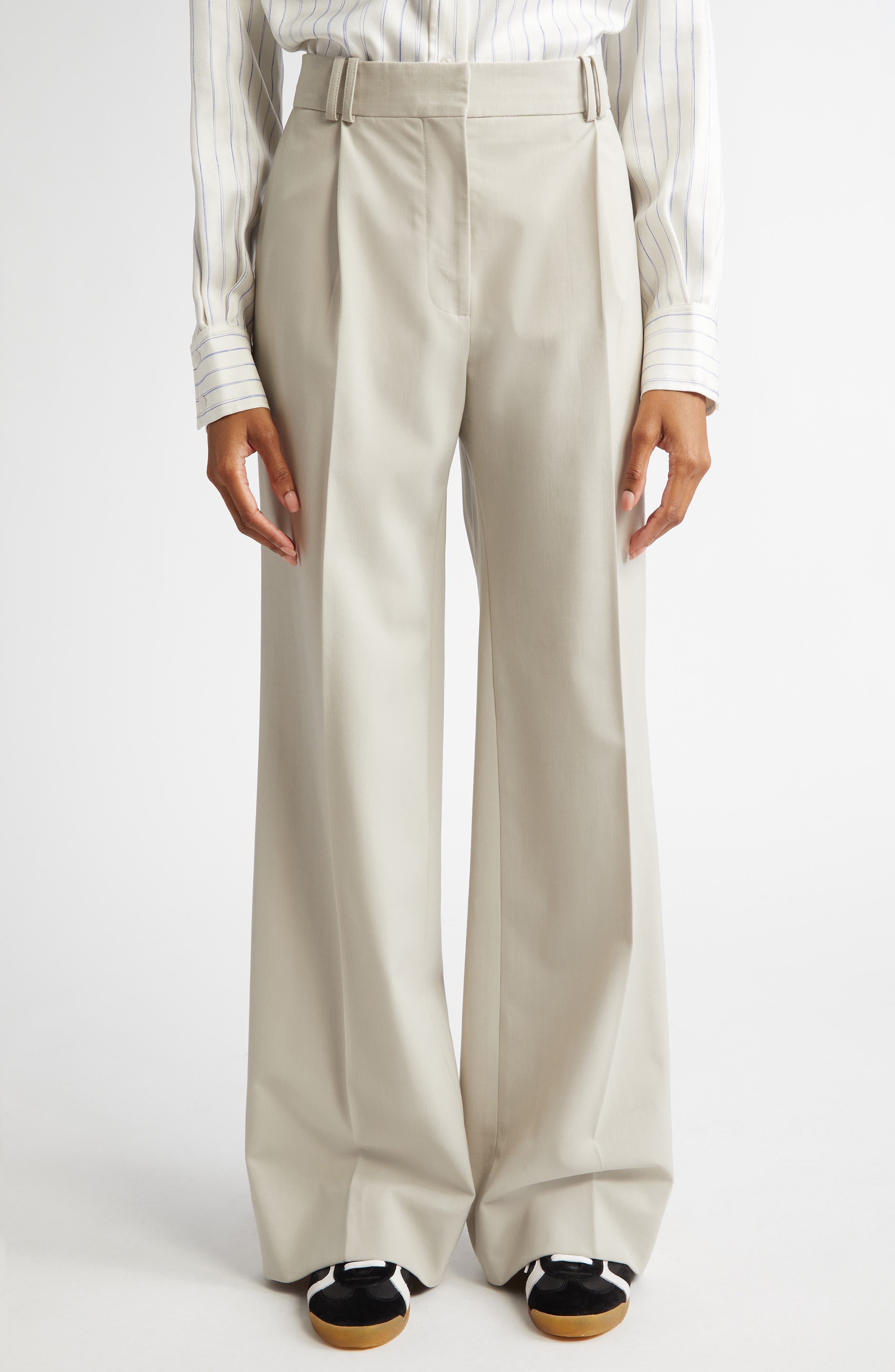 Savannah Gabardine Wide Leg Pants - image 1
