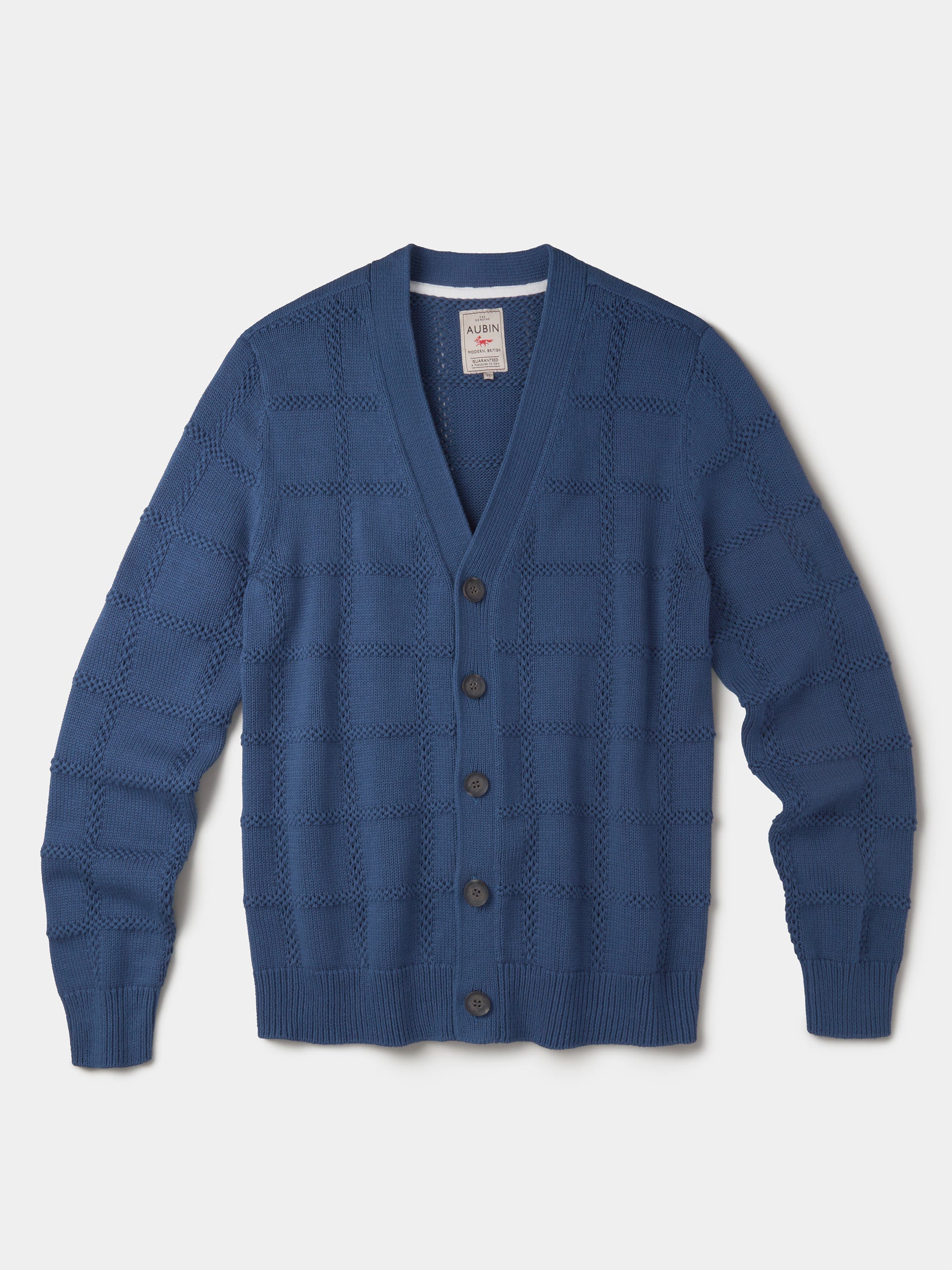Rainham V-Neck Checked Cardigan - image 2