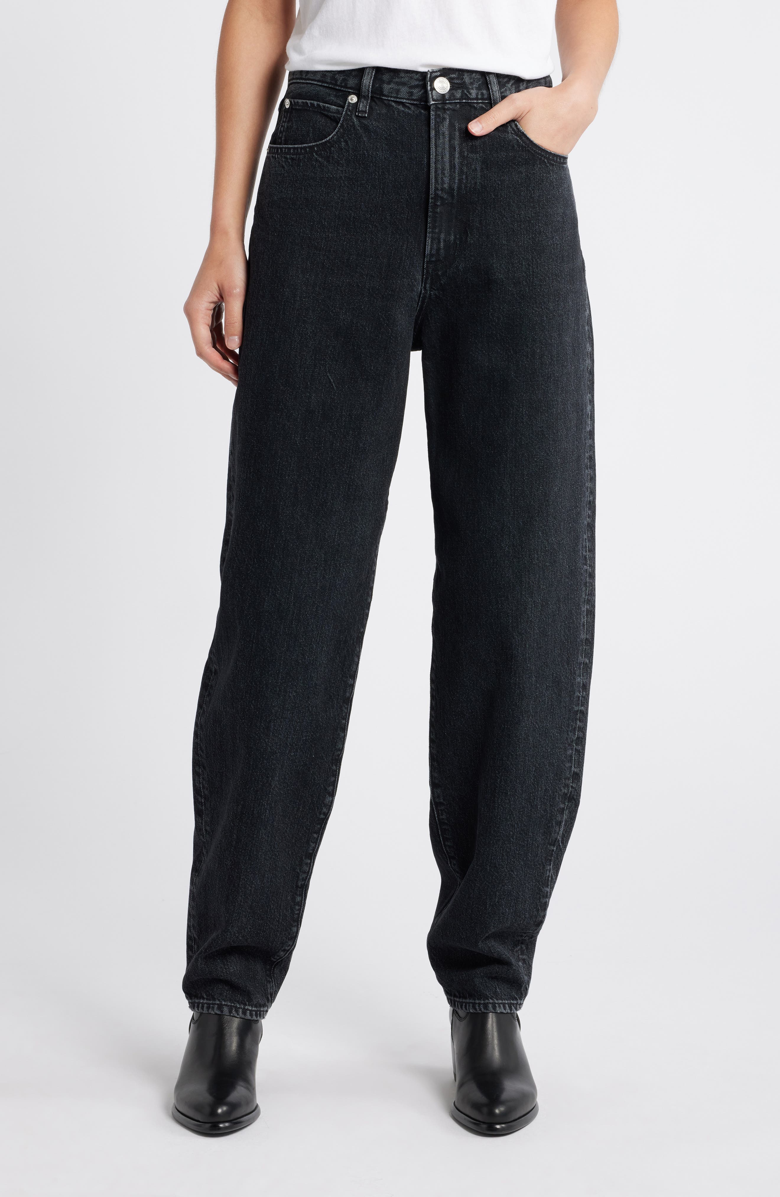 The Narrow Barrel Leg Jeans - image 1