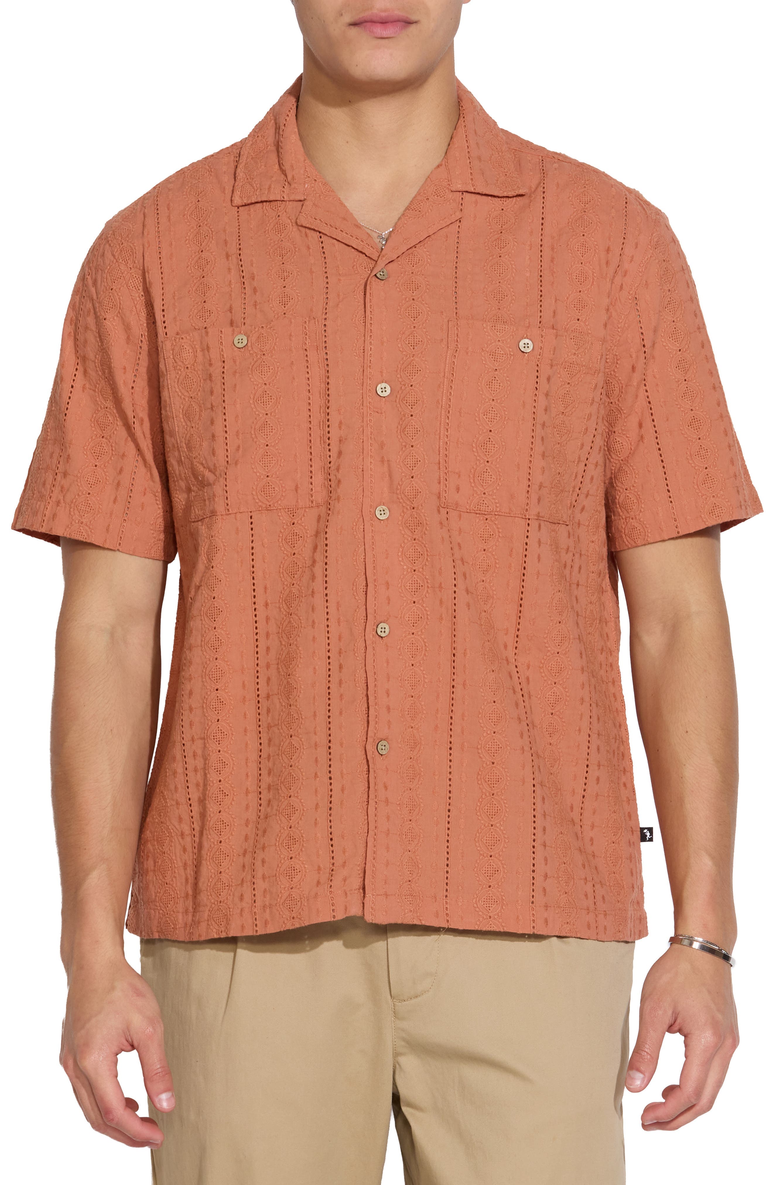 Embroidered Resort Shirt - image 1