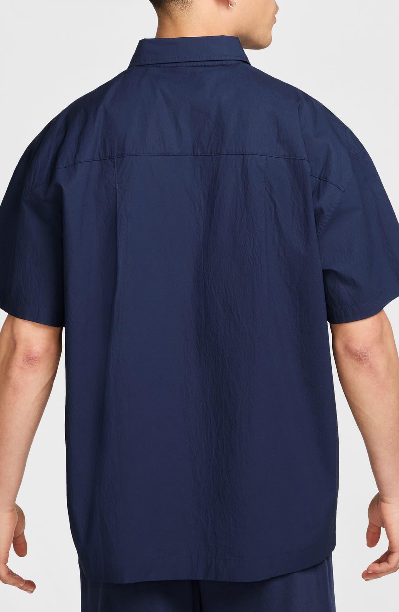 Club Short Sleeve Button-Up Oversize Shirt - image 2