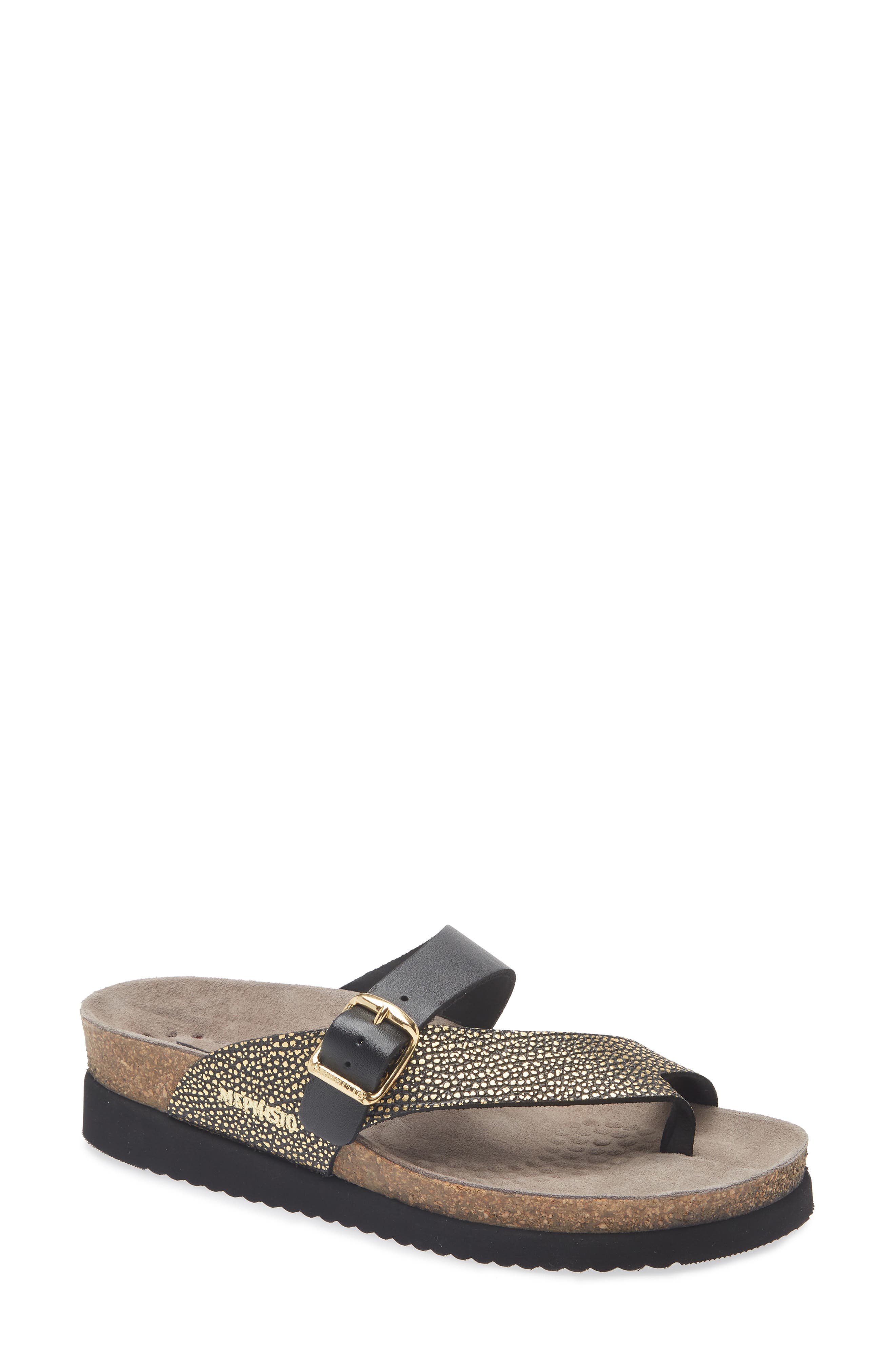 Helen Mix Toe Loop Sandal - image 1