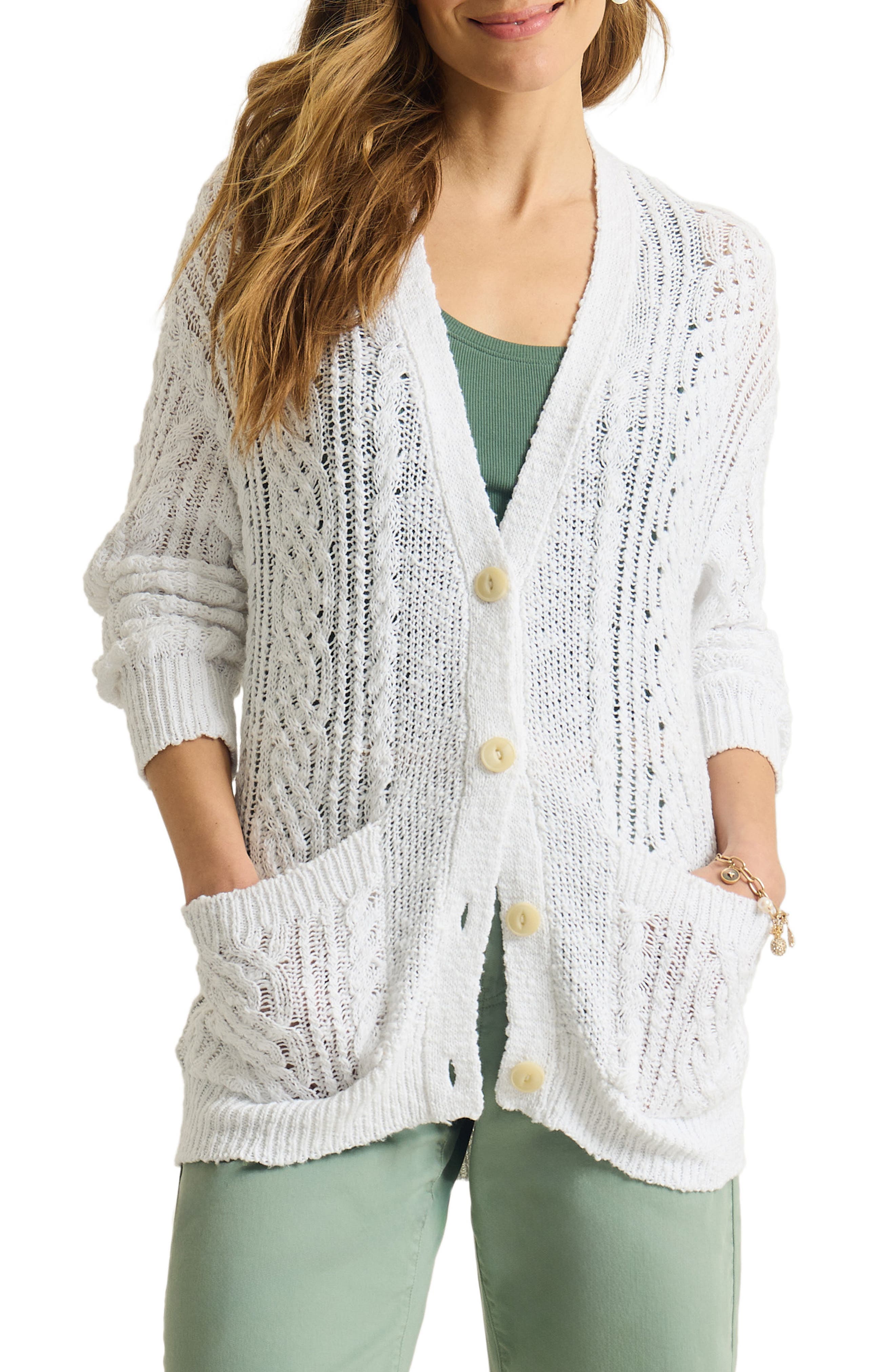 Basalt Bay Cable Cardigan - image 1