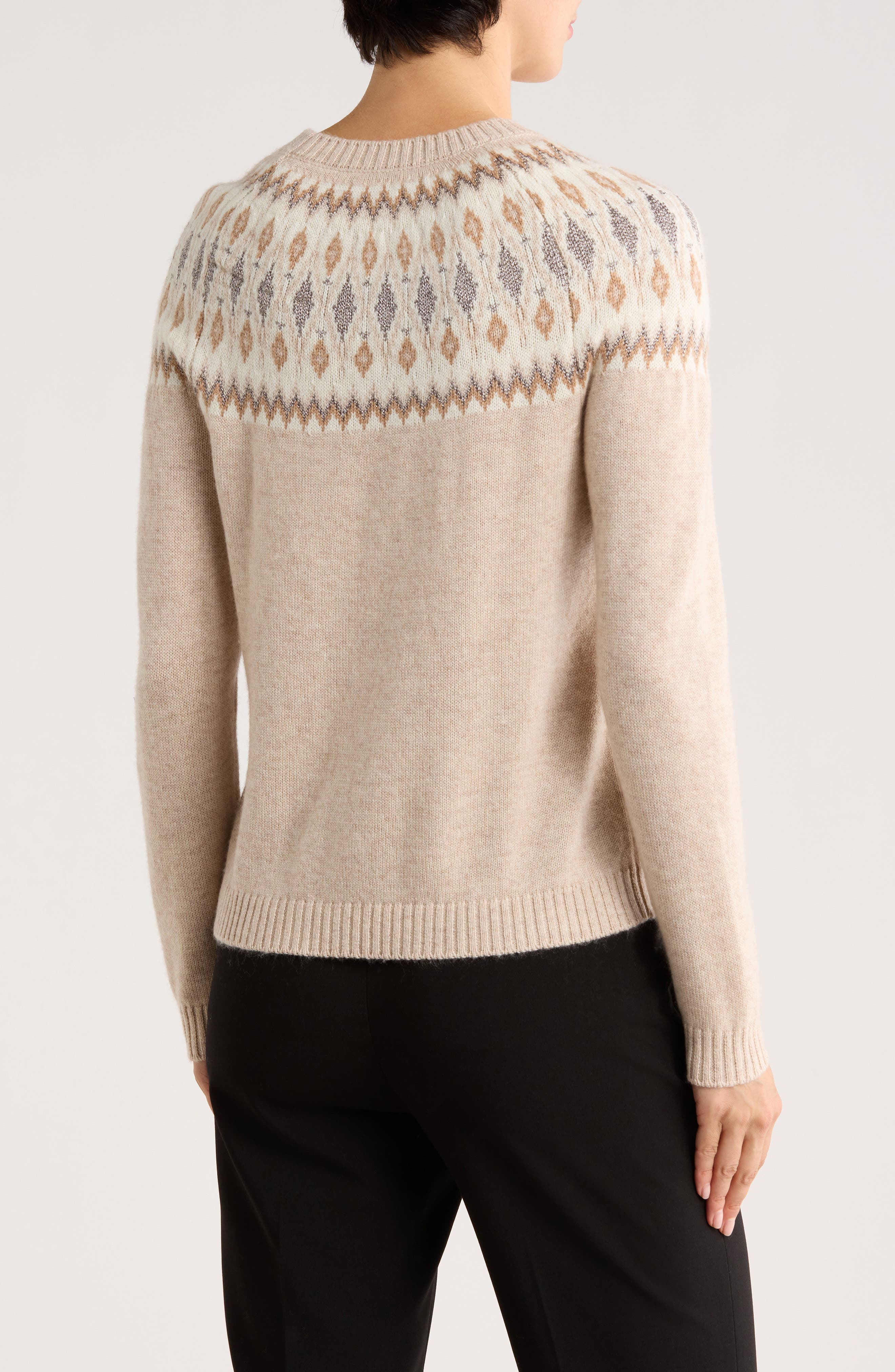 Fair Isle Crewneck Sweater - image 4