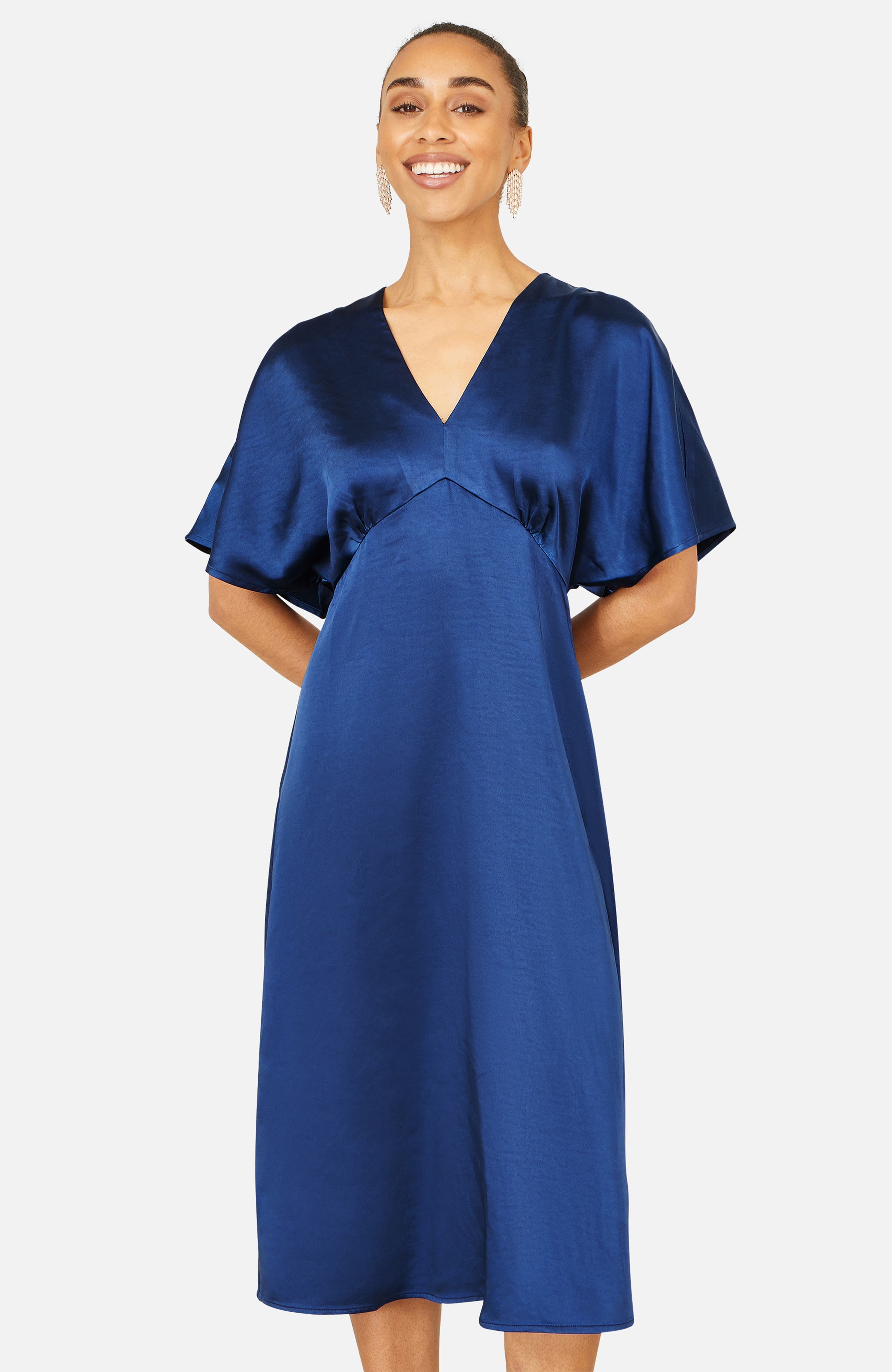 Satin Midi Dress - image 3