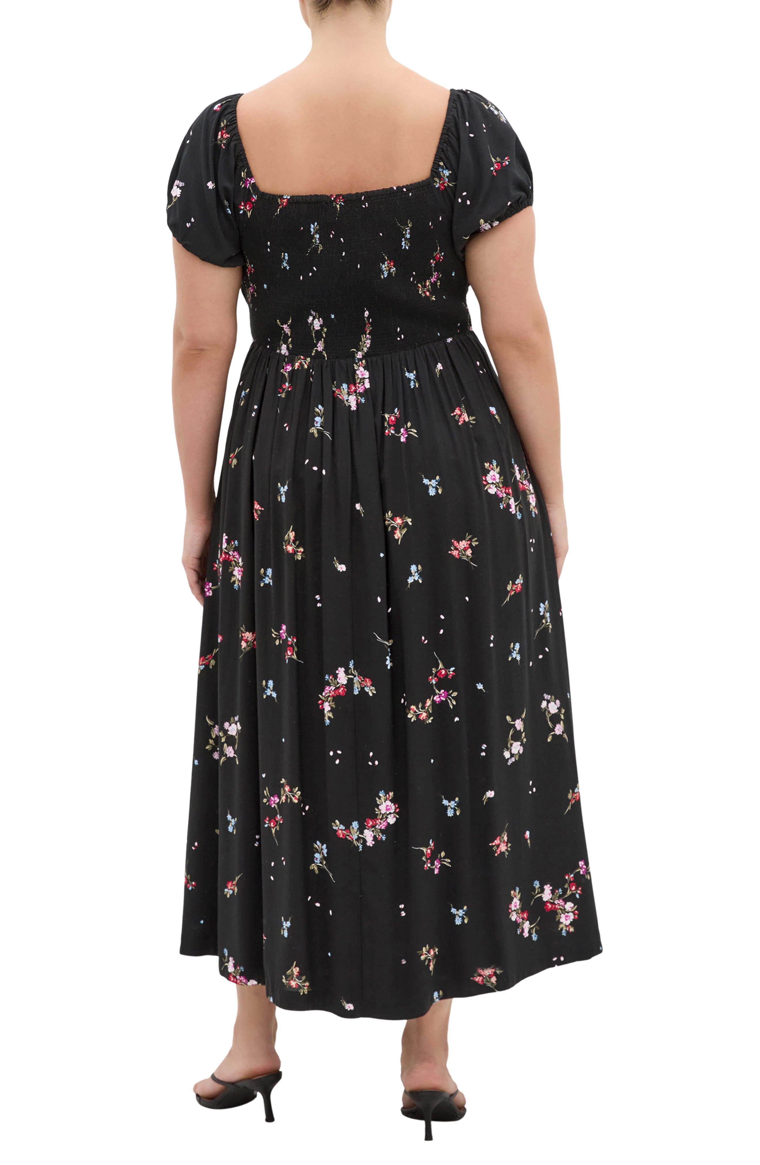Abbie Floral Print Midi Dress - image 2