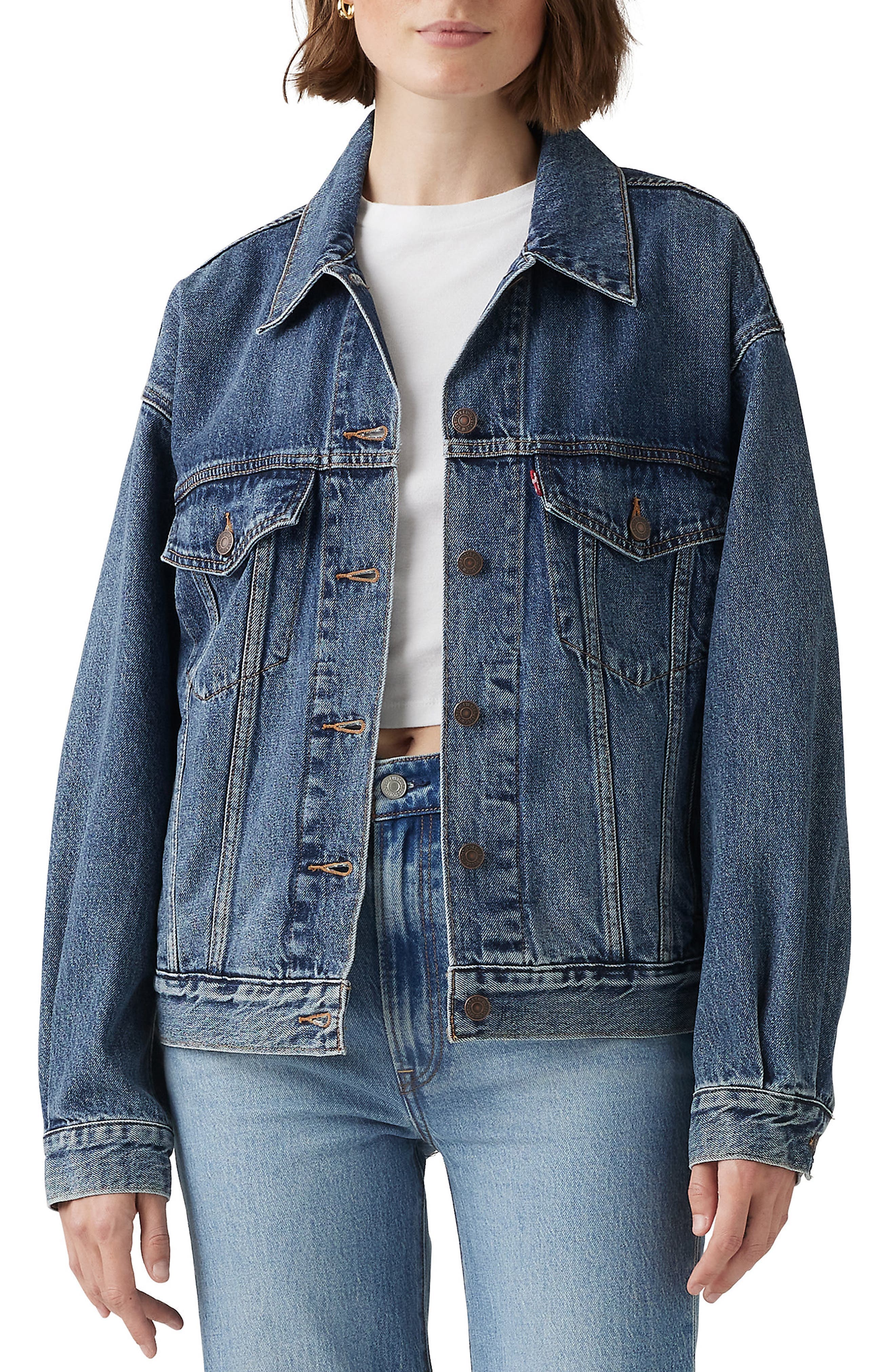 '90s Denim Trucker Jacket - image 1