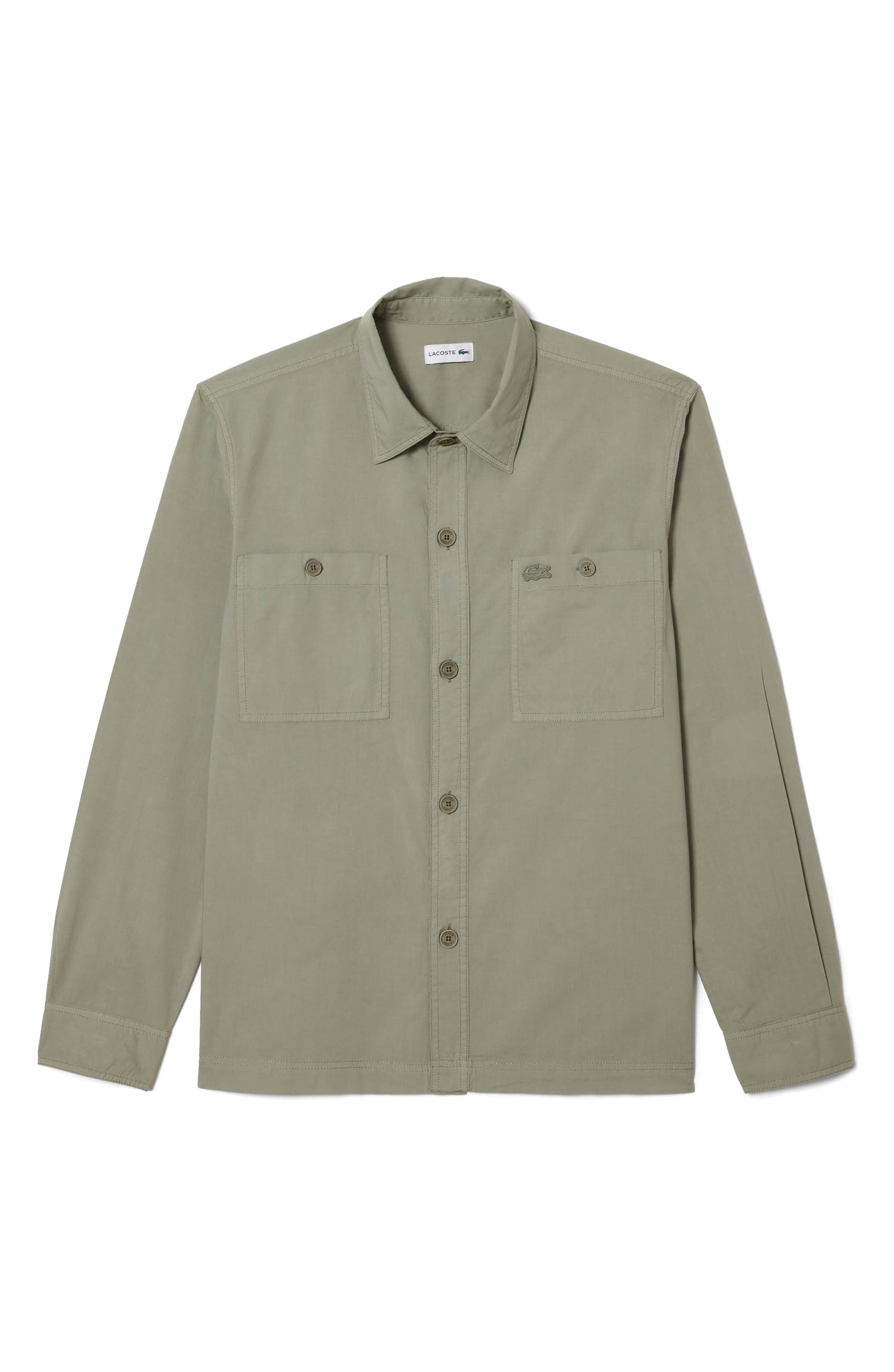Cotton Button-Up Overshirt - image 1