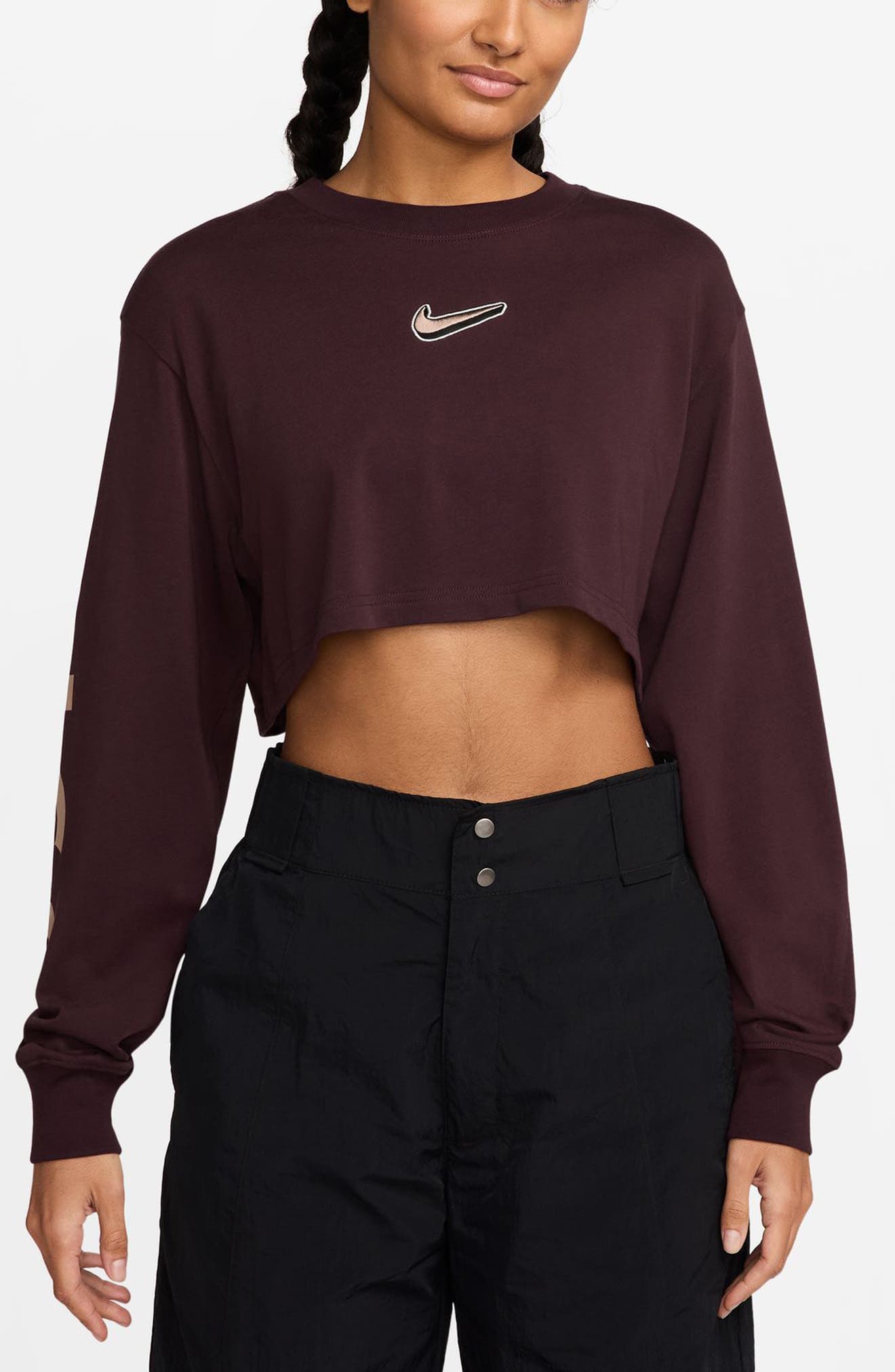 Sportswear Long Sleeve Crop T-Shirt - image 3