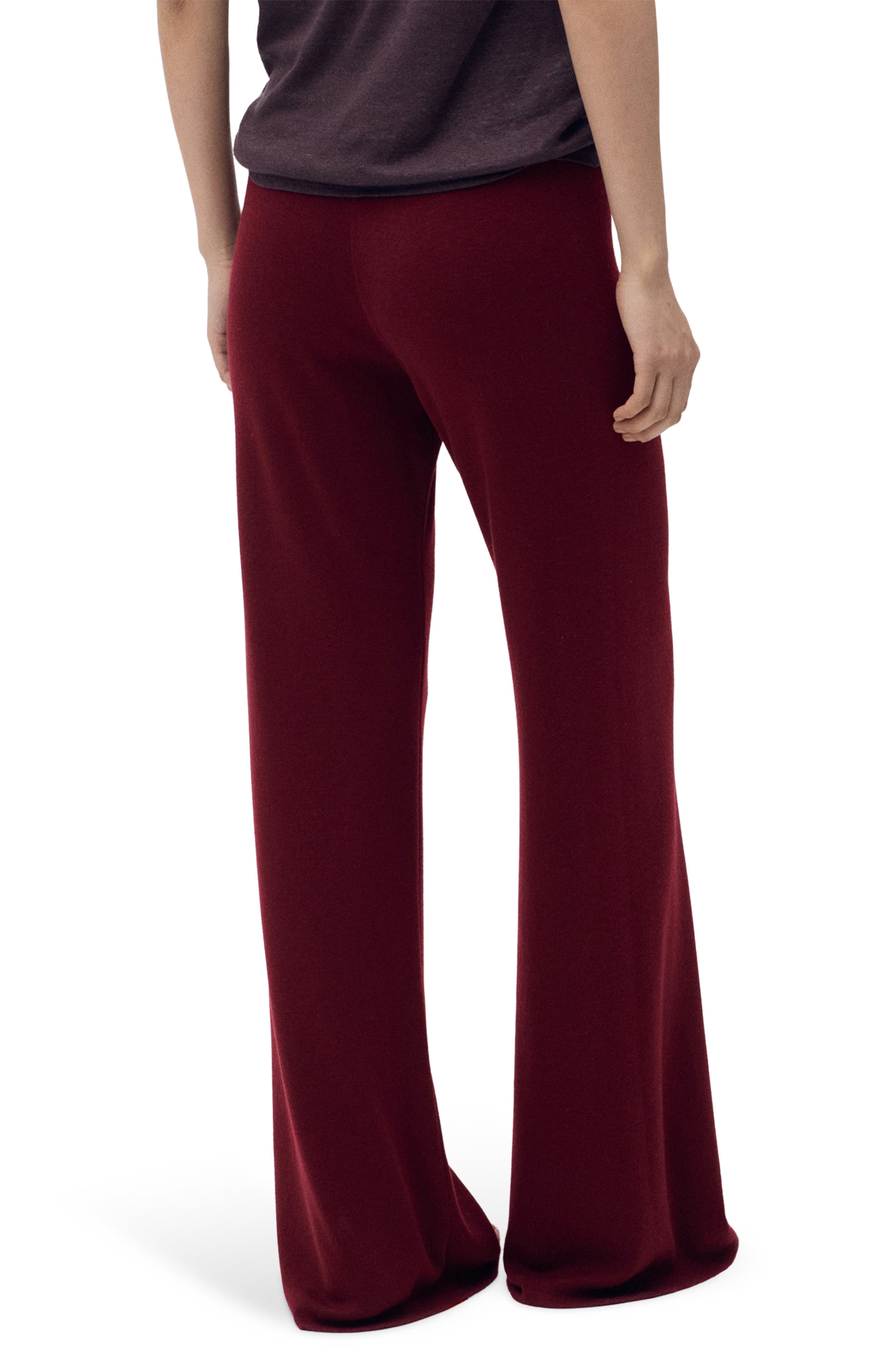Pull-On Straight Leg Knit Pants - image 2