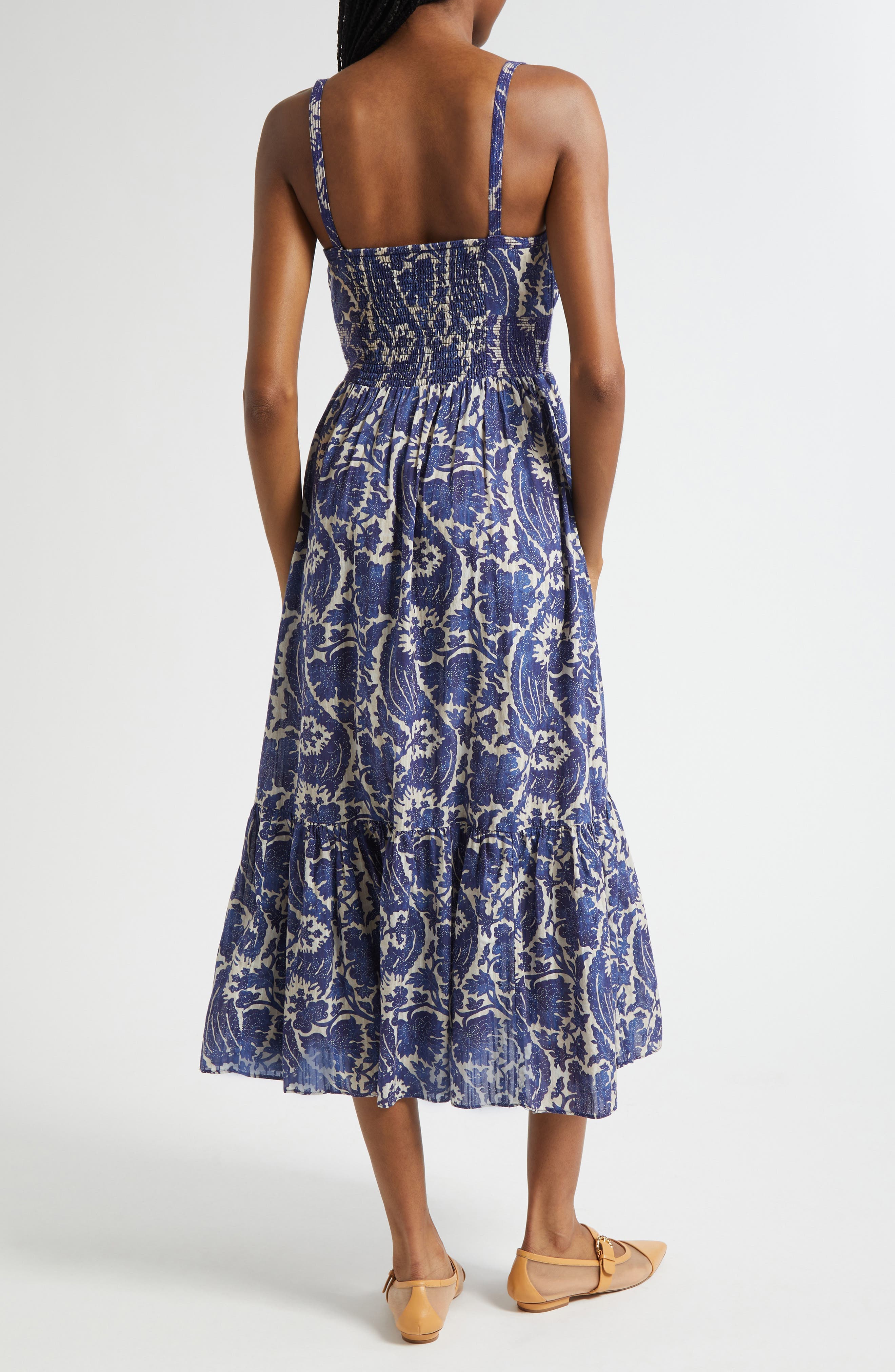 Nadine Floral Cotton Blend Sundress - image 2