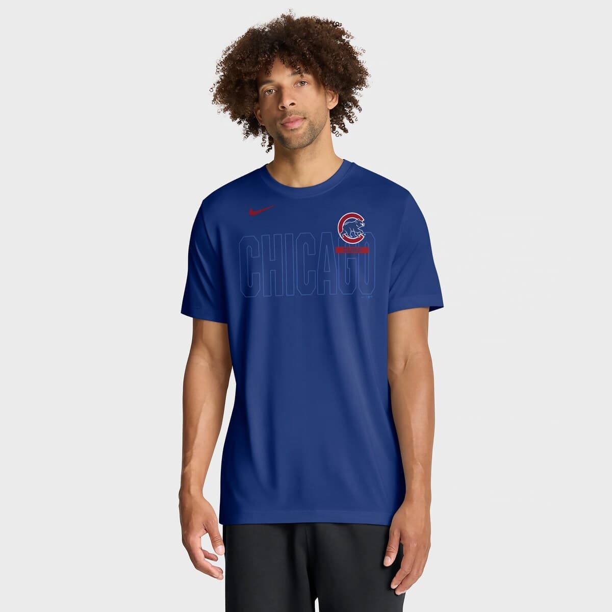 Men's Nike Royal Chicago Cubs Knockout Team Legend Dri-FIT T-Shirt - image 1